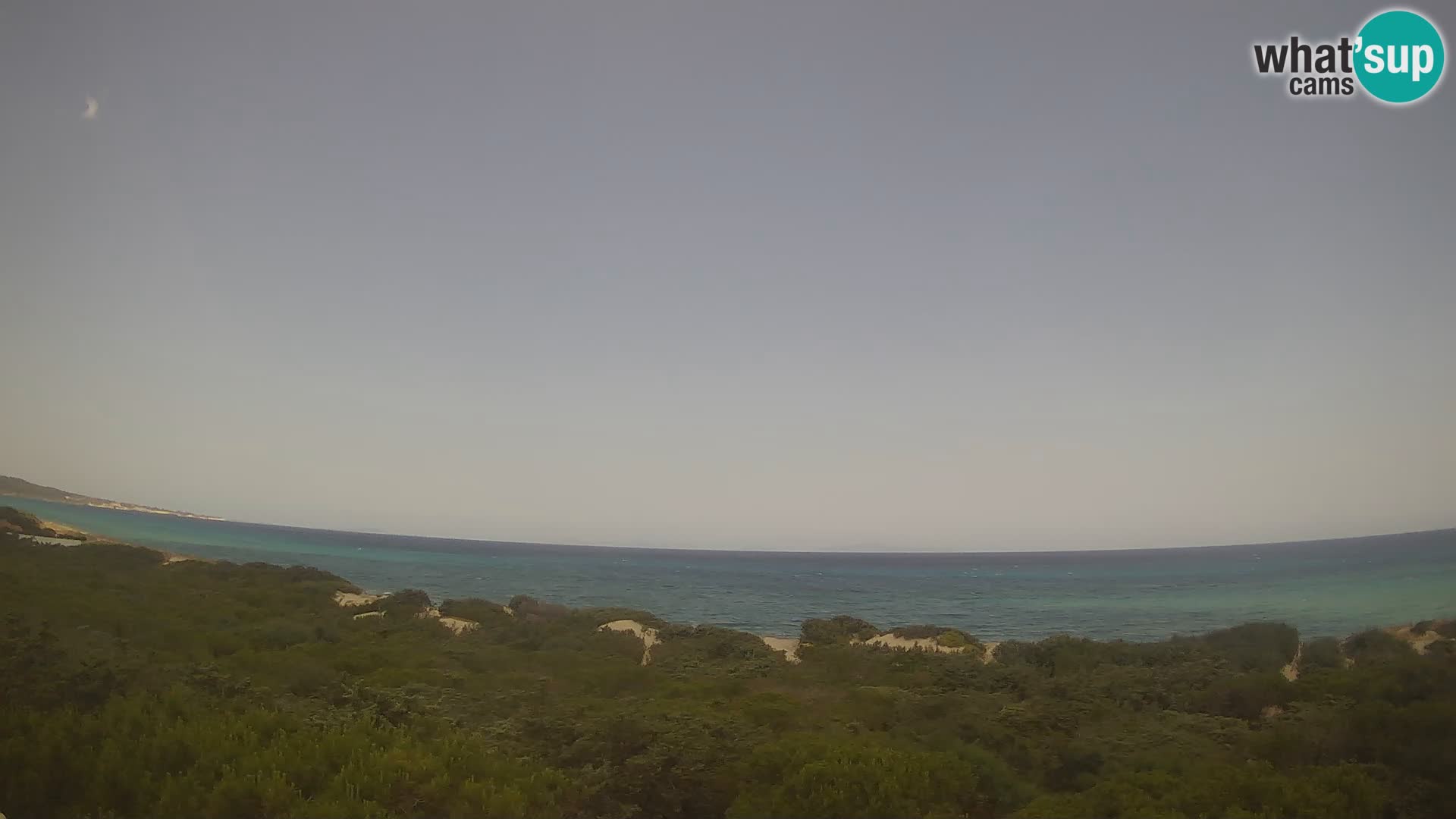 Villaplatamona, vue panoramique sur le golfe de l’Asinara, Platamona, Sorso, Sardaigne – webcam en direct