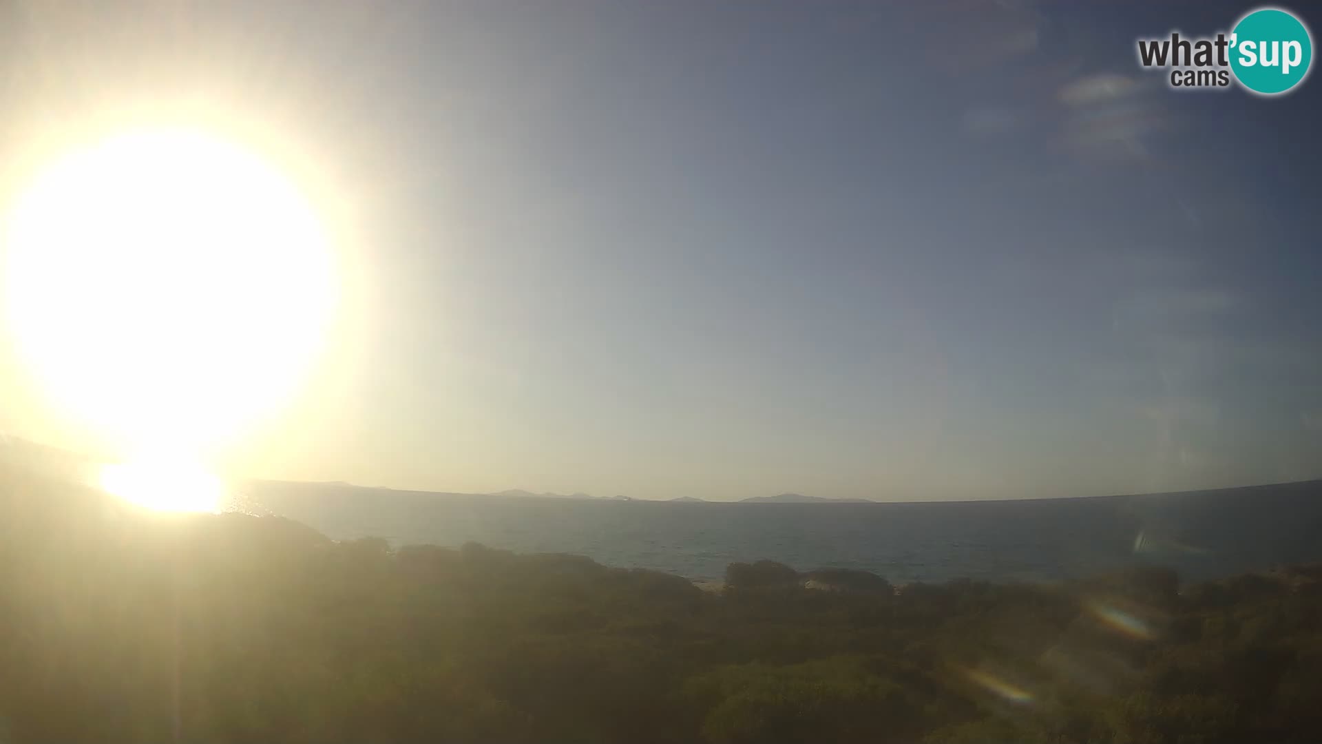 Villaplatamona, vue panoramique sur le golfe de l’Asinara, Platamona, Sorso, Sardaigne – webcam en direct
