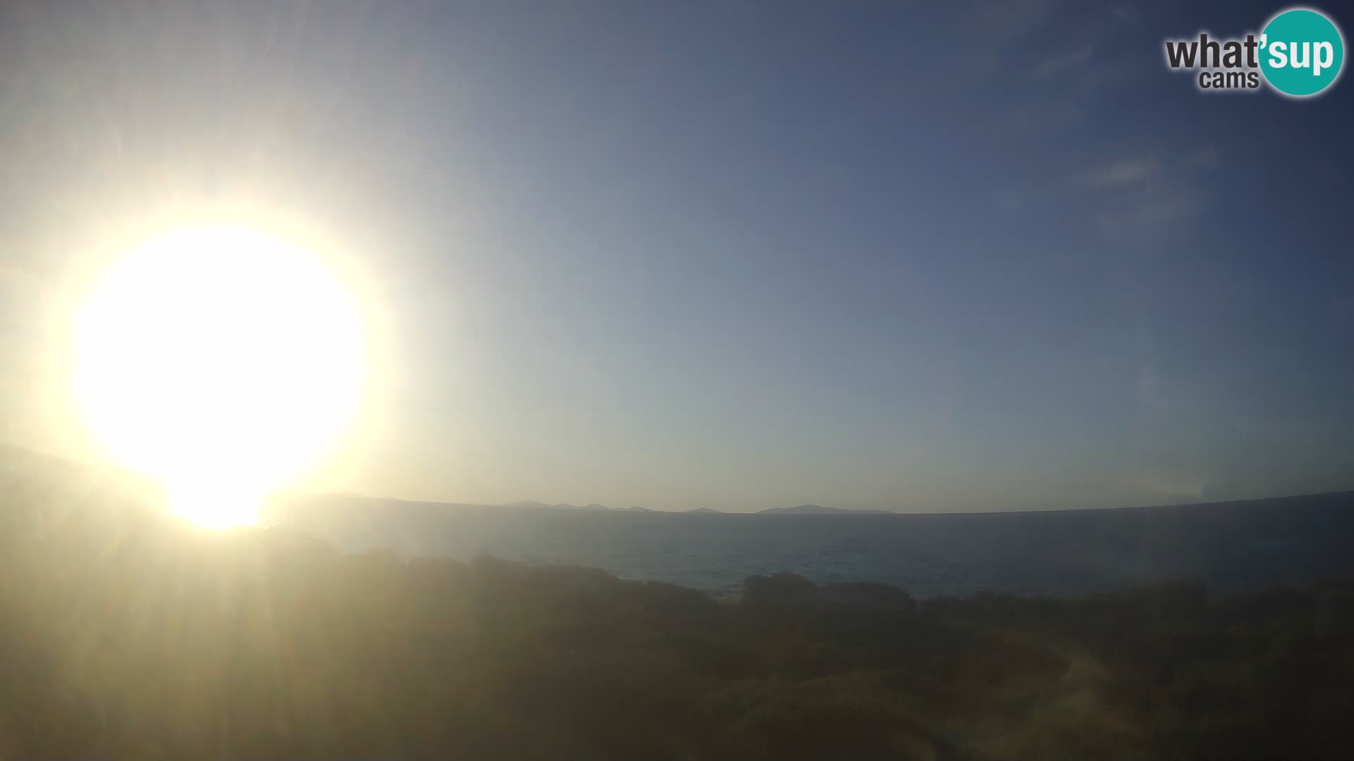Villaplatamona, Panoramablick auf den Golf von Asinara, Platamona, Sorso, Sardinien – Live-Webcam