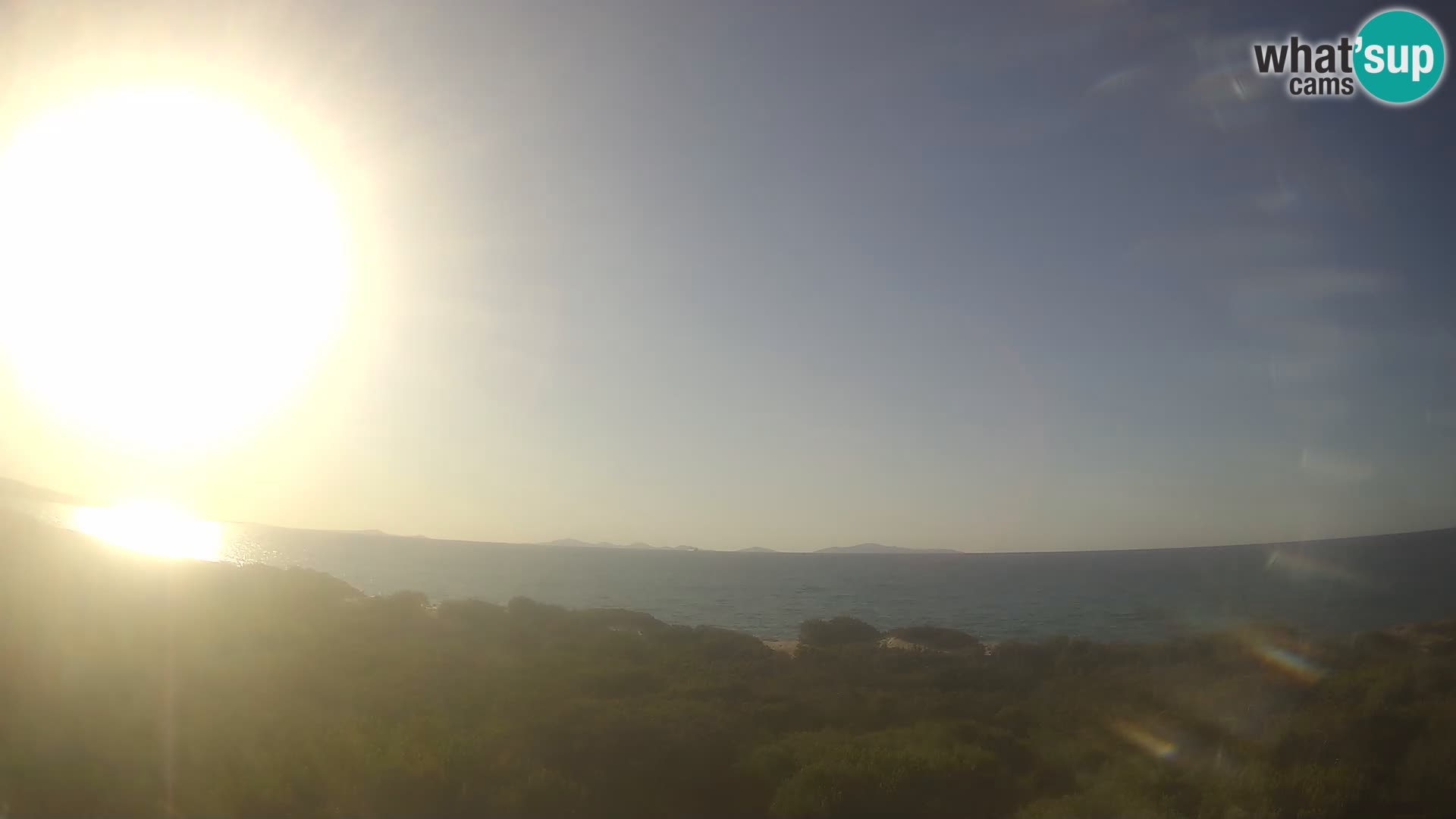 Villaplatamona, vista panorámica del Golfo de Asinara, Platamona, Sorso, Cerdeña – cámara web en vivo