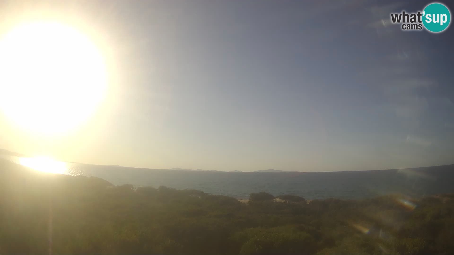 Villaplatamona, panoramic view of the Gulf of Asinara, Platamona, Sorso, Sardinia – live webcam