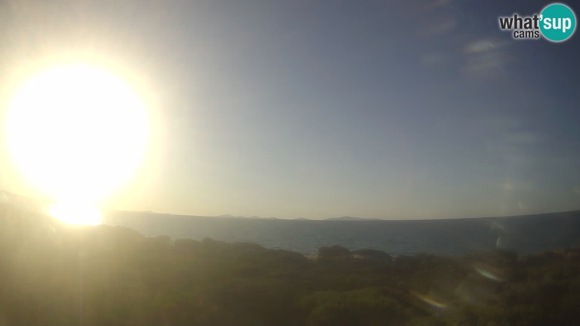 Villaplatamona, panoramic view of the Gulf of Asinara, Platamona, Sorso, Sardinia – live webcam