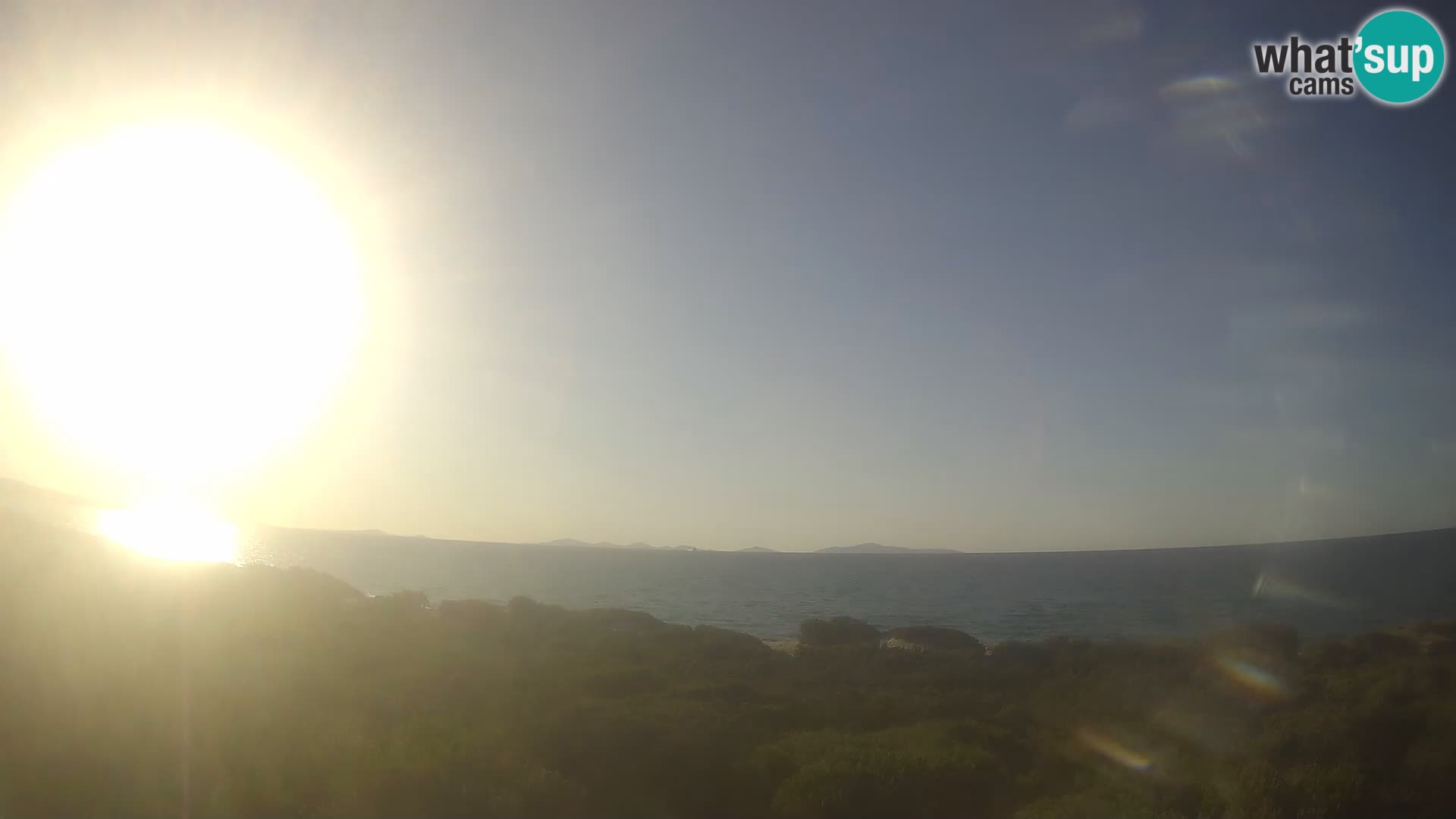 Villaplatamona, vista panorámica del Golfo de Asinara, Platamona, Sorso, Cerdeña – cámara web en vivo