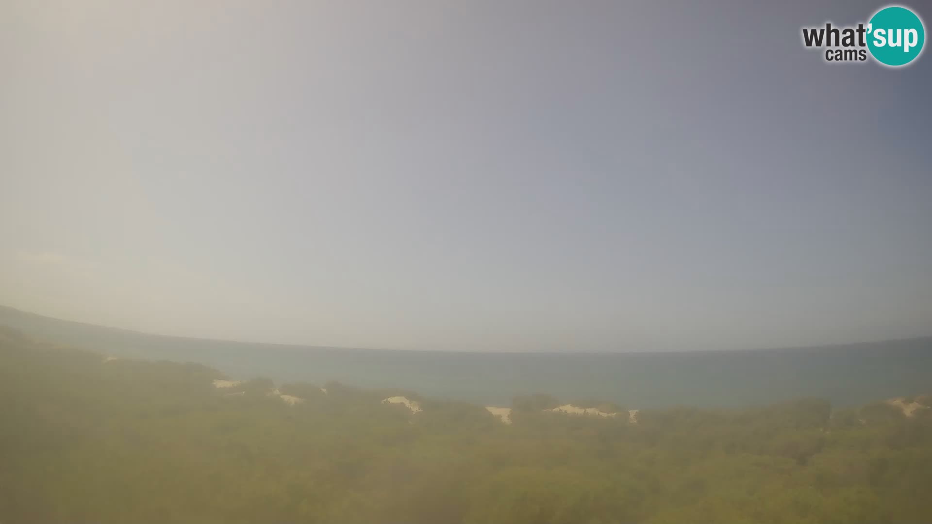 Villaplatamona, panoramski pogled na zaliv Asinara, Platamona, Sorso, Sardinija – spletna kamera v živo