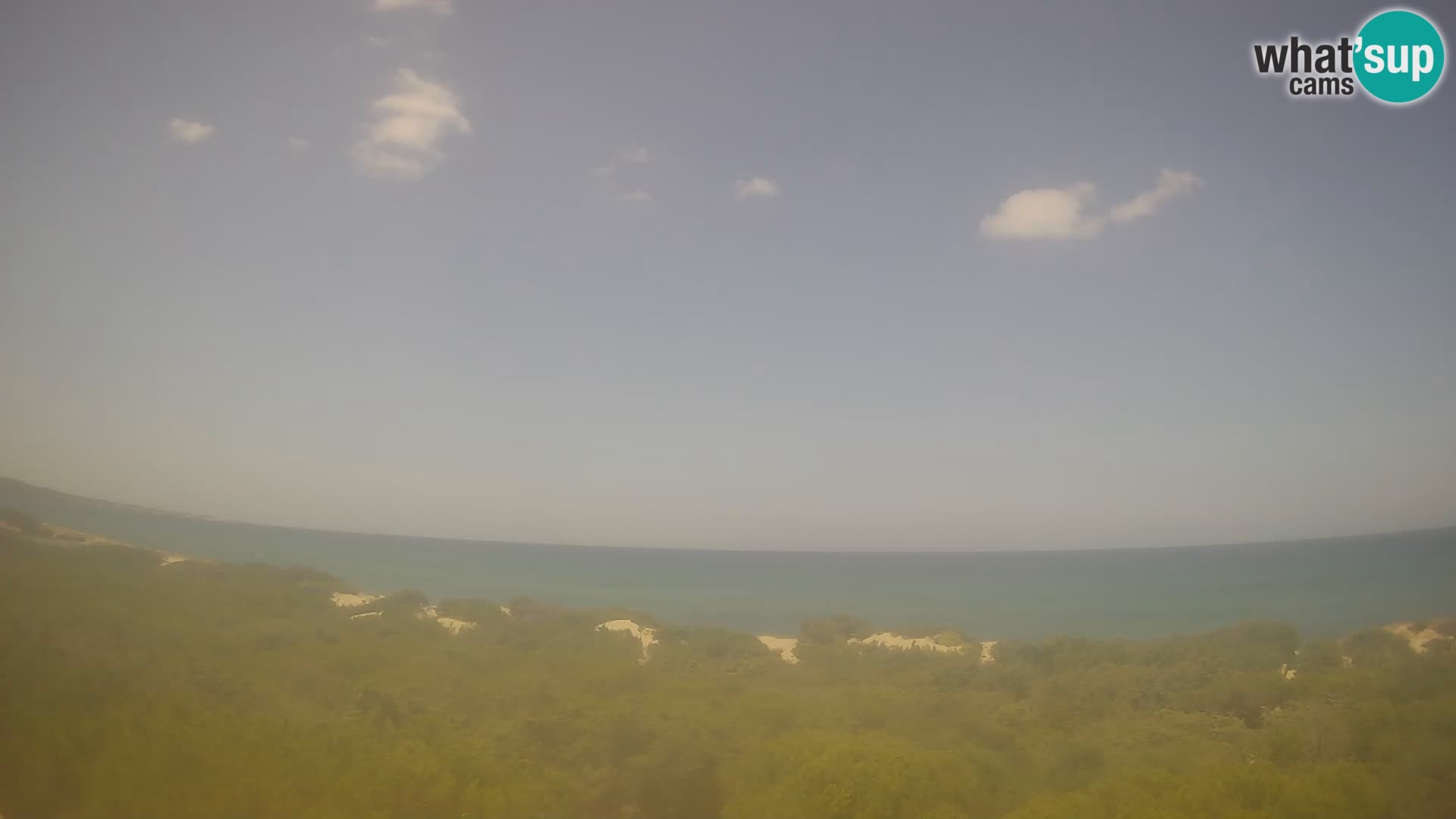 Villaplatamona, panoramski pogled na zaliv Asinara, Platamona, Sorso, Sardinija – spletna kamera v živo