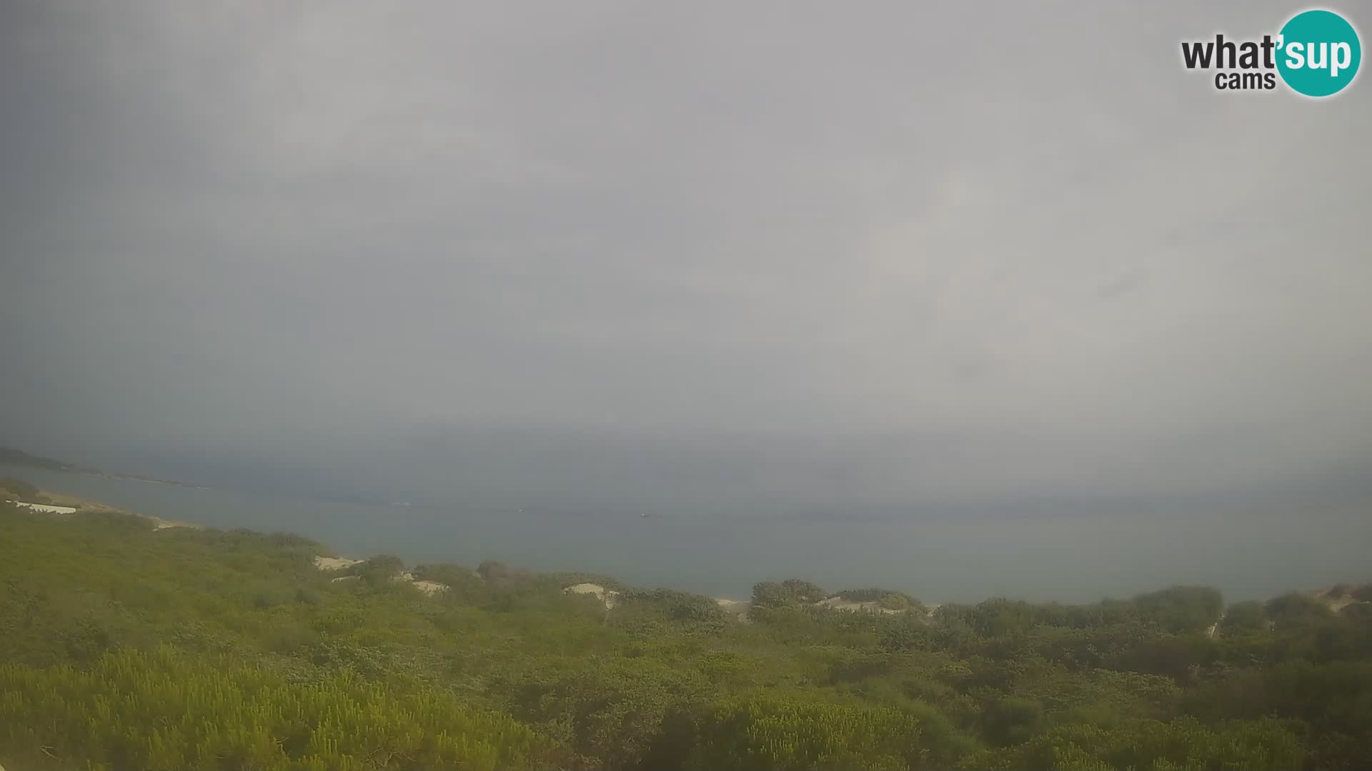 Villaplatamona, vue panoramique sur le golfe de l’Asinara, Platamona, Sorso, Sardaigne – webcam en direct