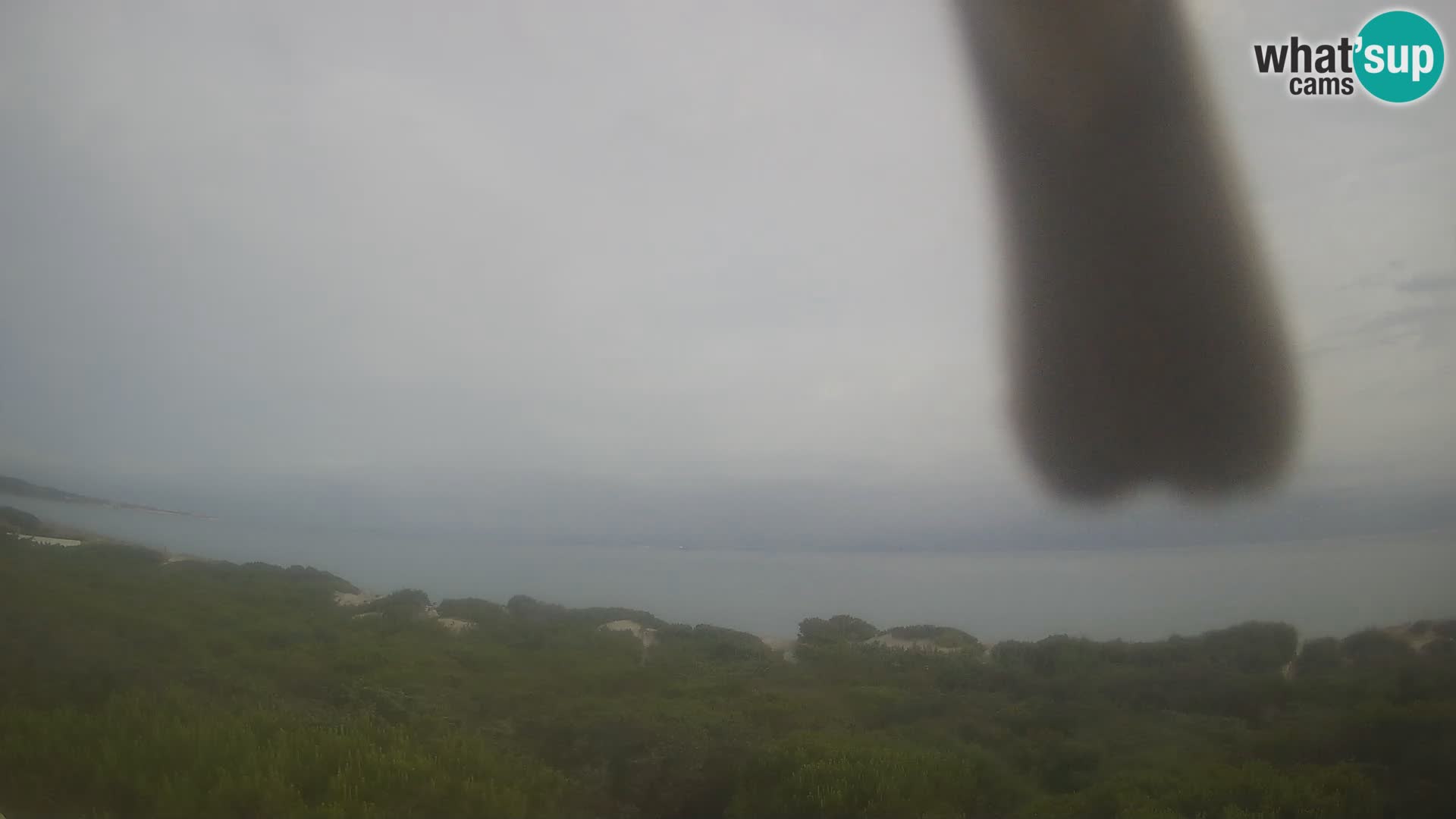 Villaplatamona, Panoramablick auf den Golf von Asinara, Platamona, Sorso, Sardinien – Live-Webcam
