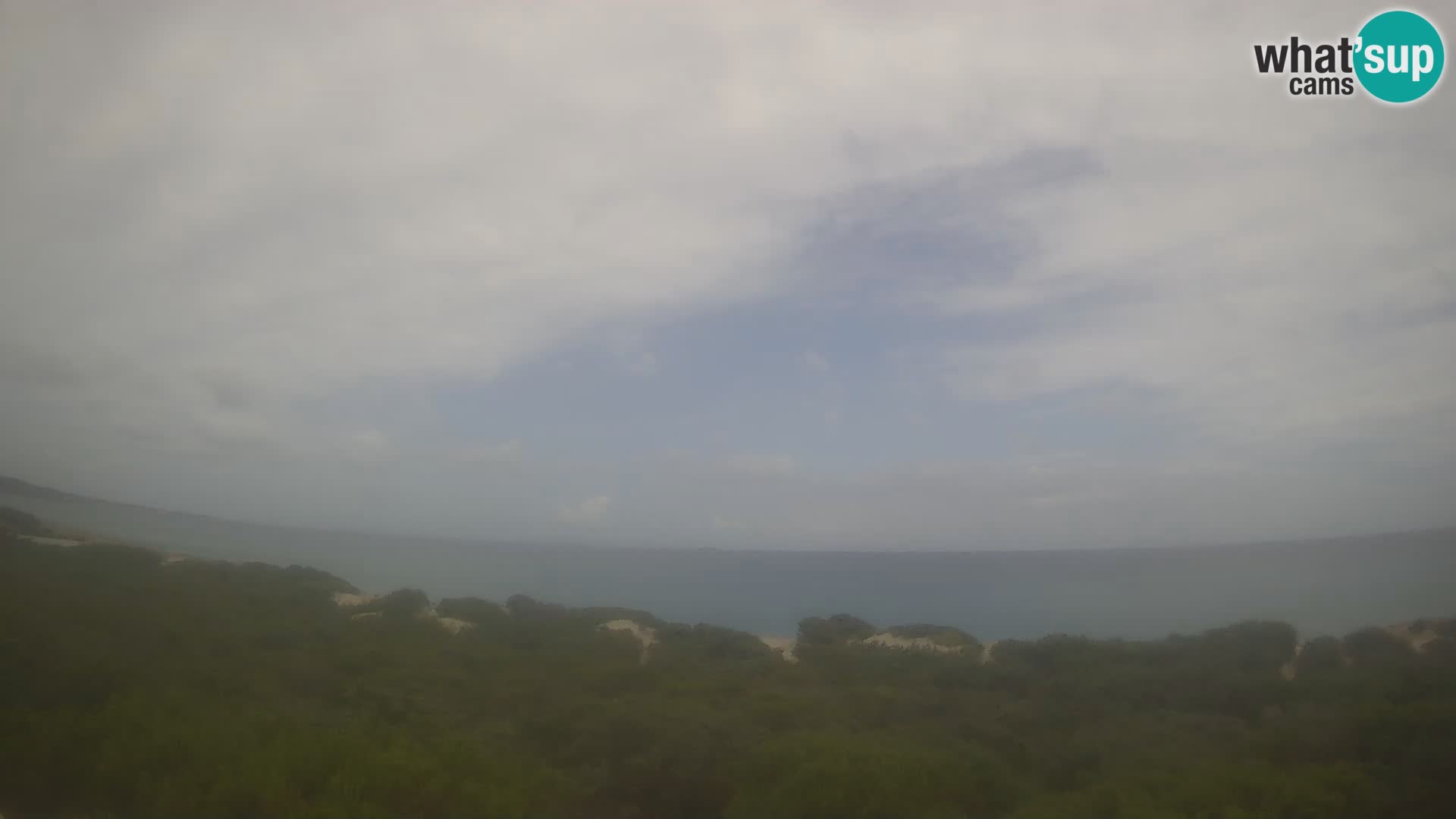 Villaplatamona, Panoramablick auf den Golf von Asinara, Platamona, Sorso, Sardinien – Live-Webcam
