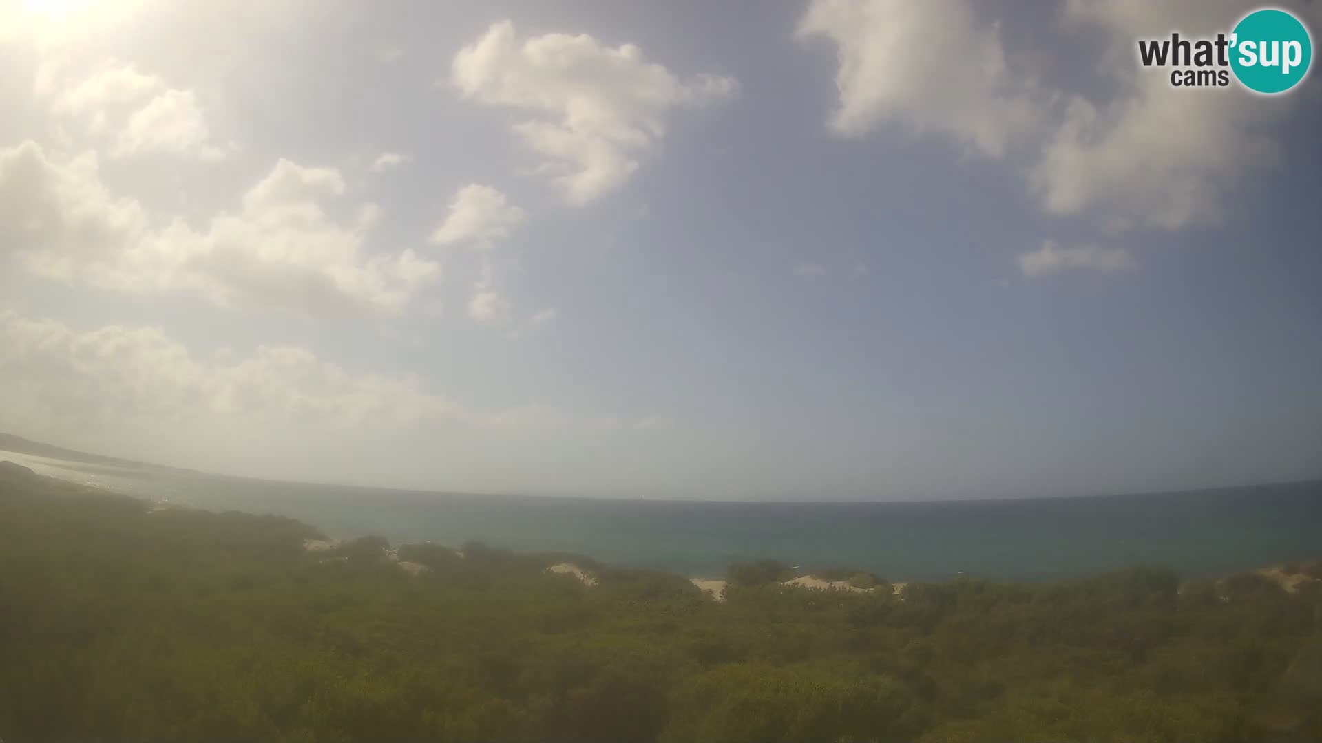 Villaplatamona, vista panorámica del Golfo de Asinara, Platamona, Sorso, Cerdeña – cámara web en vivo