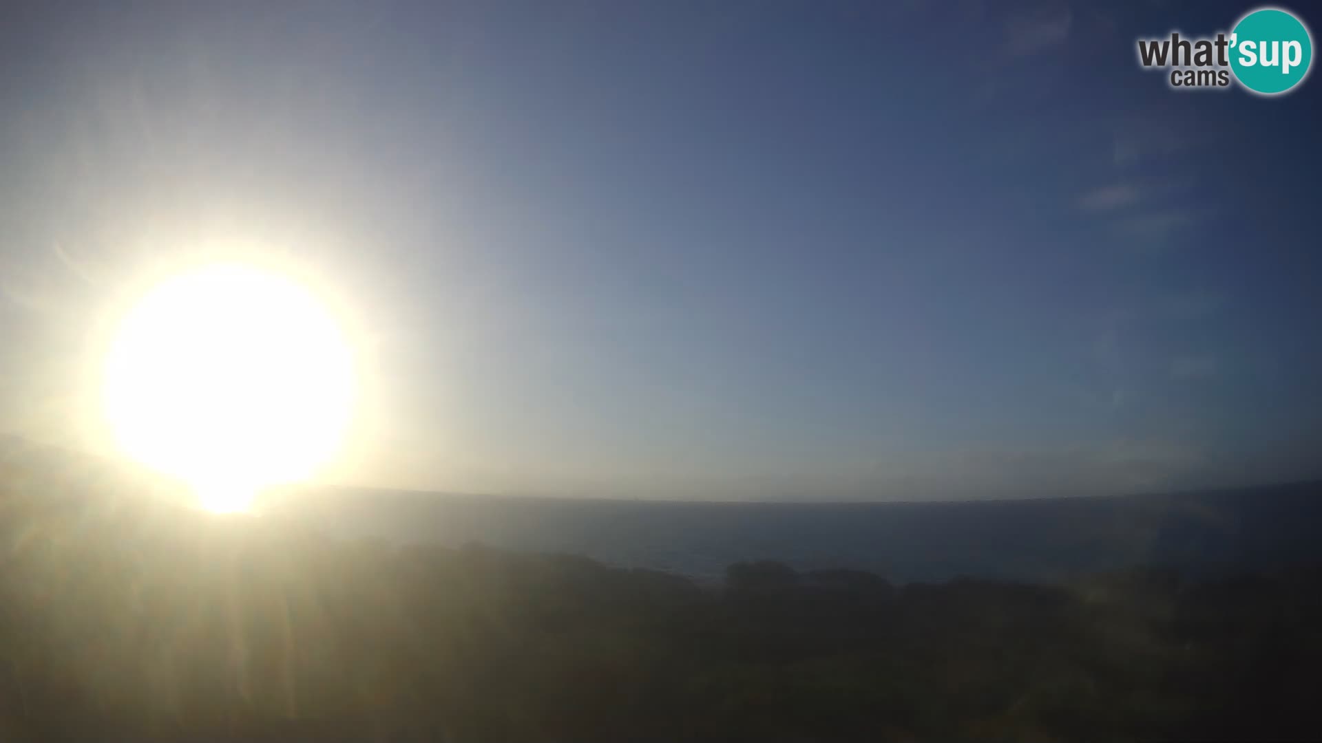 Villaplatamona, panoramski pogled na zaliv Asinara, Platamona, Sorso, Sardinija – spletna kamera v živo