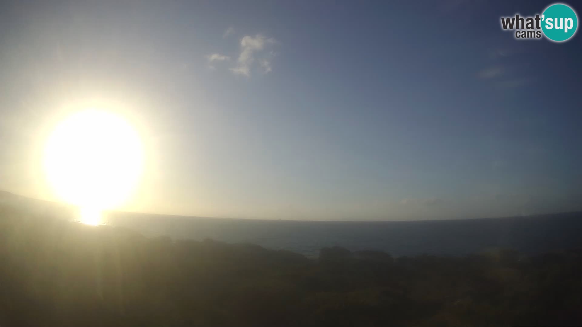 Villaplatamona, vue panoramique sur le golfe de l’Asinara, Platamona, Sorso, Sardaigne – webcam en direct