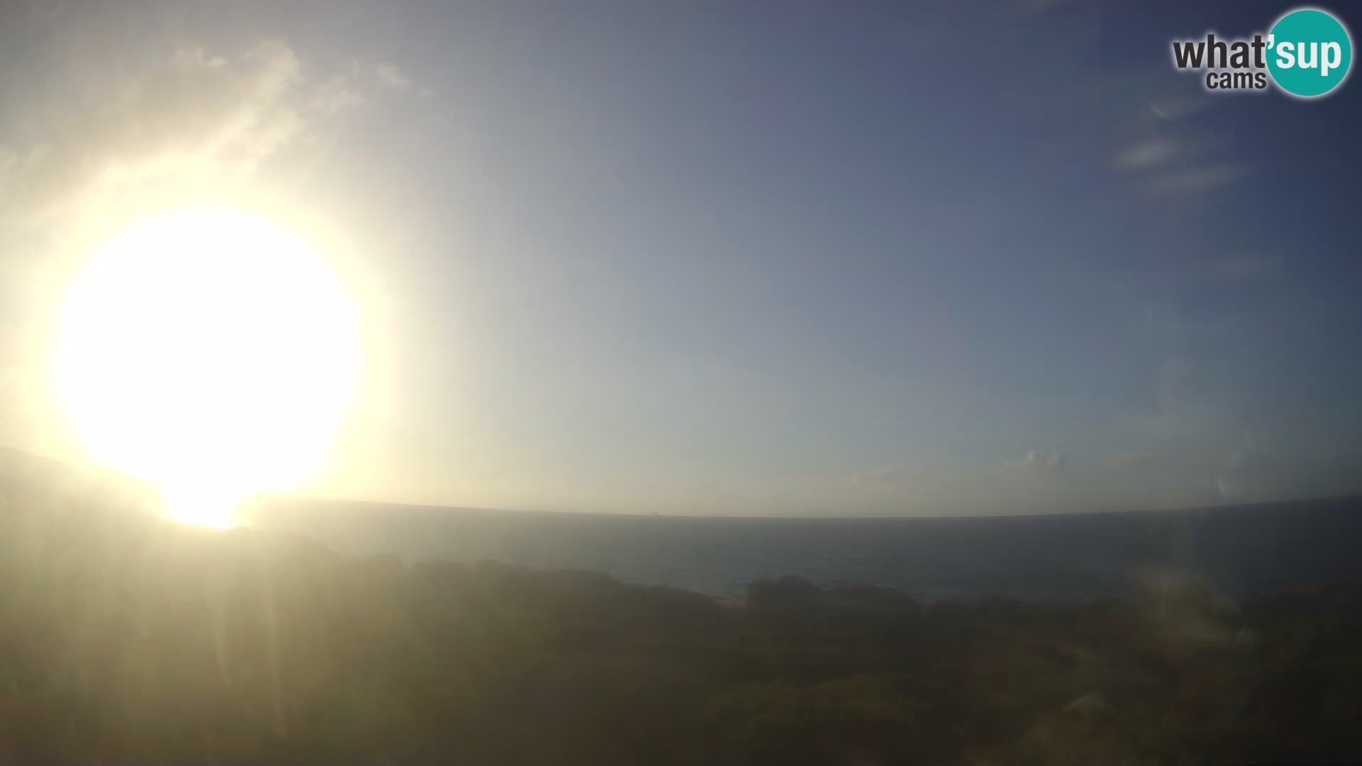 Villaplatamona, vue panoramique sur le golfe de l’Asinara, Platamona, Sorso, Sardaigne – webcam en direct
