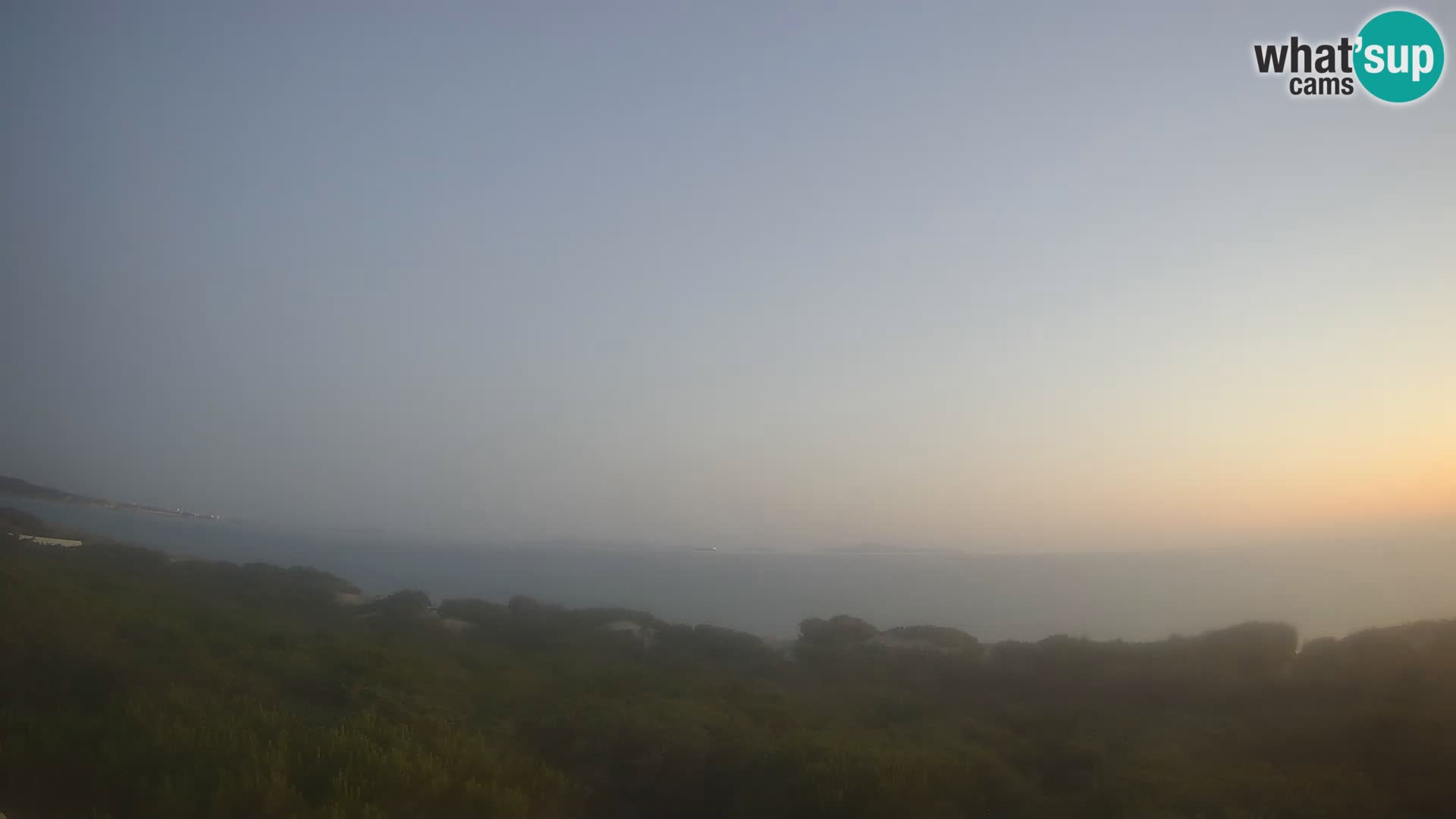 Villaplatamona, vue panoramique sur le golfe de l’Asinara, Platamona, Sorso, Sardaigne – webcam en direct