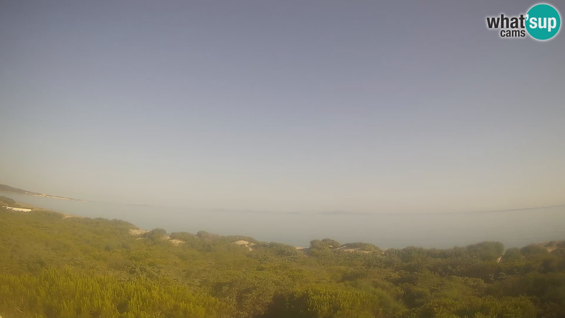 Villaplatamona, vue panoramique sur le golfe de l’Asinara, Platamona, Sorso, Sardaigne – webcam en direct