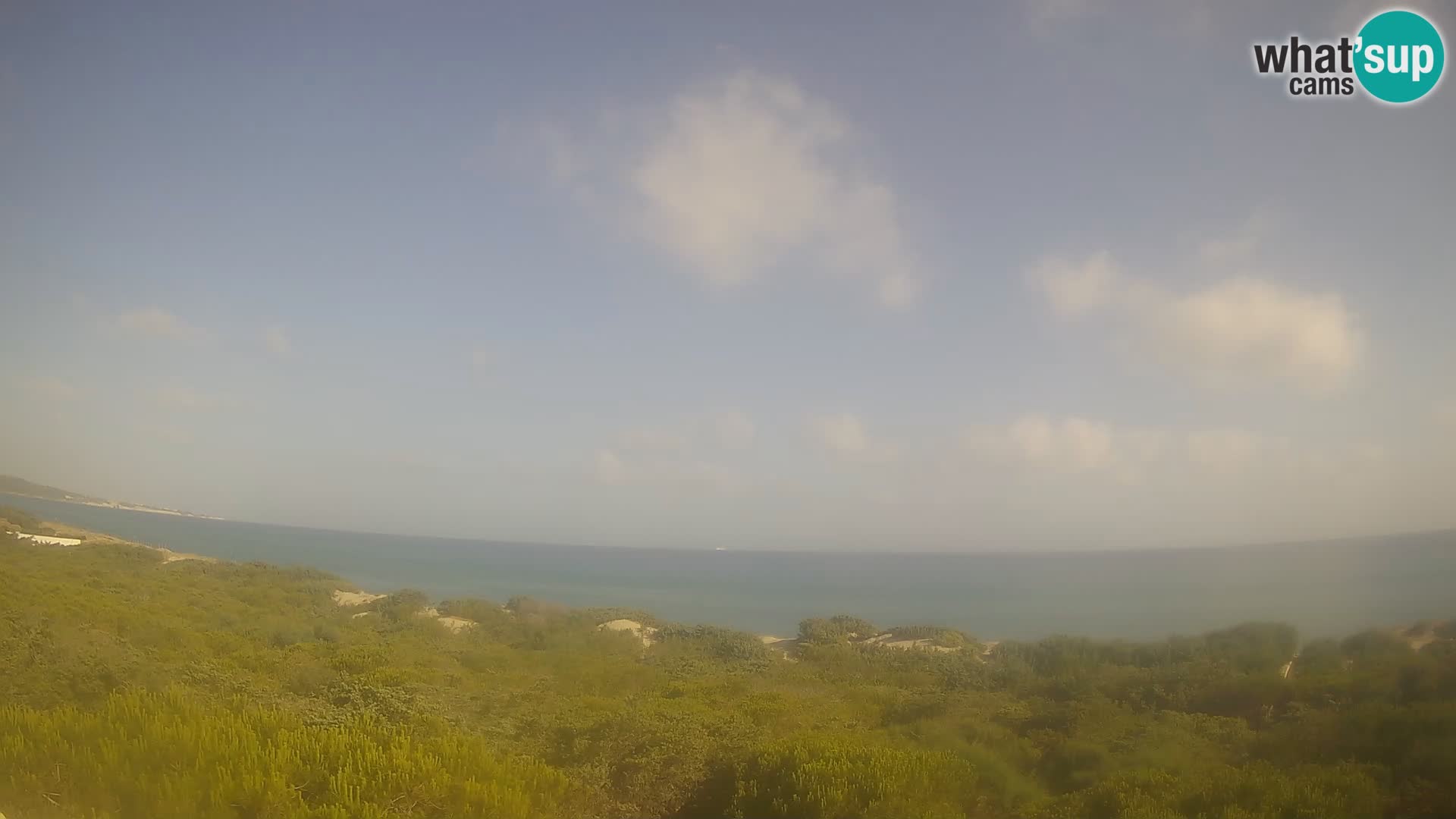 Villaplatamona, vista panorámica del Golfo de Asinara, Platamona, Sorso, Cerdeña – cámara web en vivo