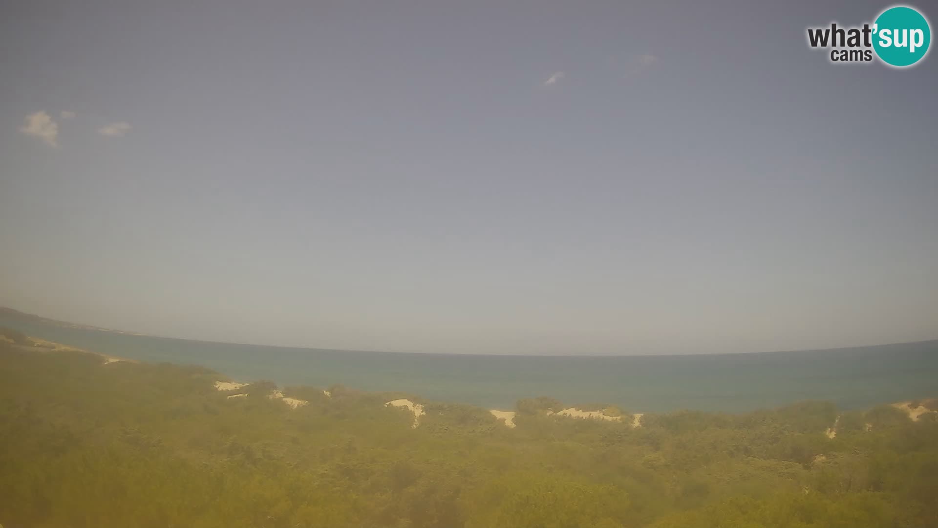 Villaplatamona, panoramic view of the Gulf of Asinara, Platamona, Sorso, Sardinia – live webcam