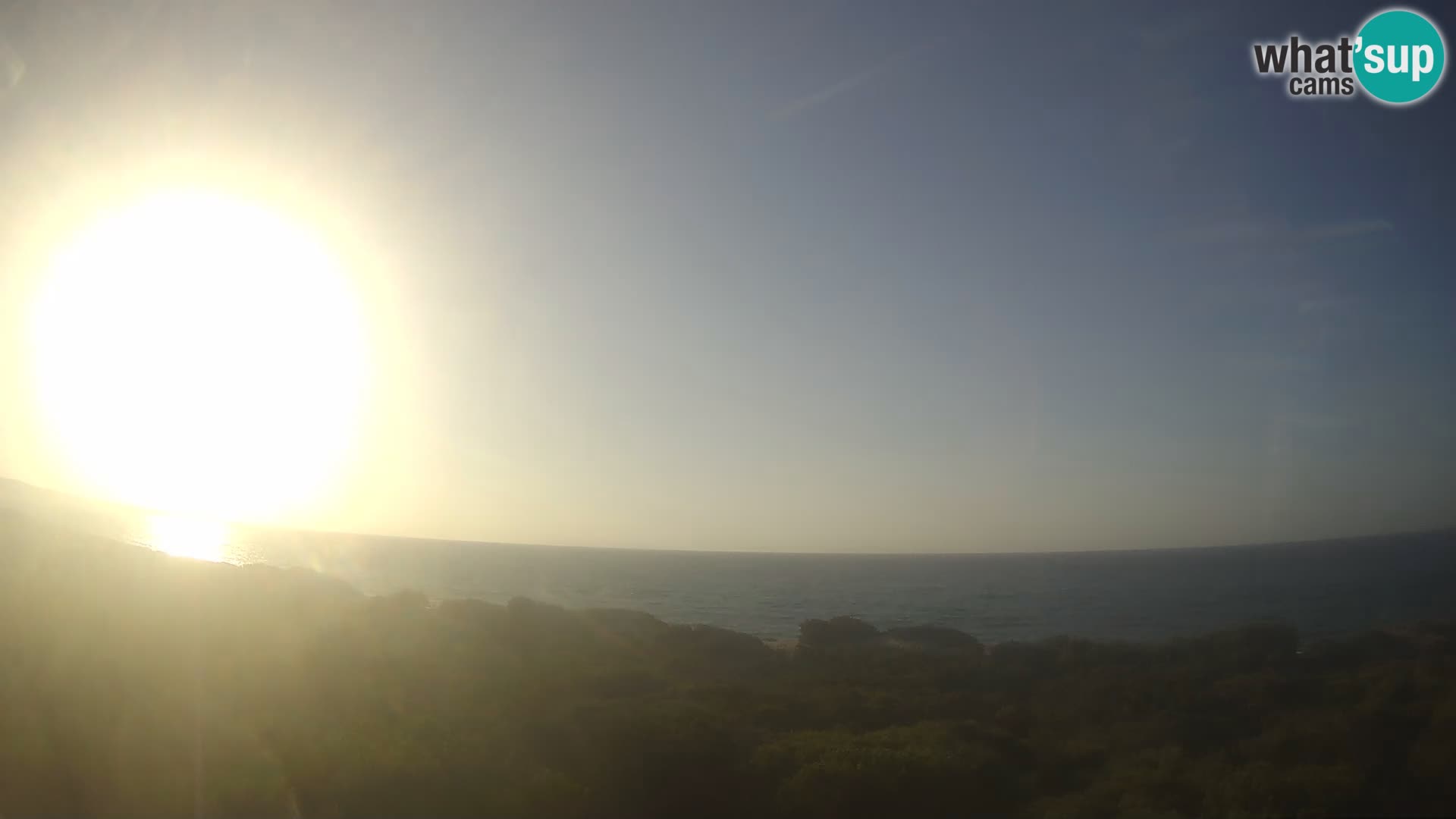 Villaplatamona, vue panoramique sur le golfe de l’Asinara, Platamona, Sorso, Sardaigne – webcam en direct
