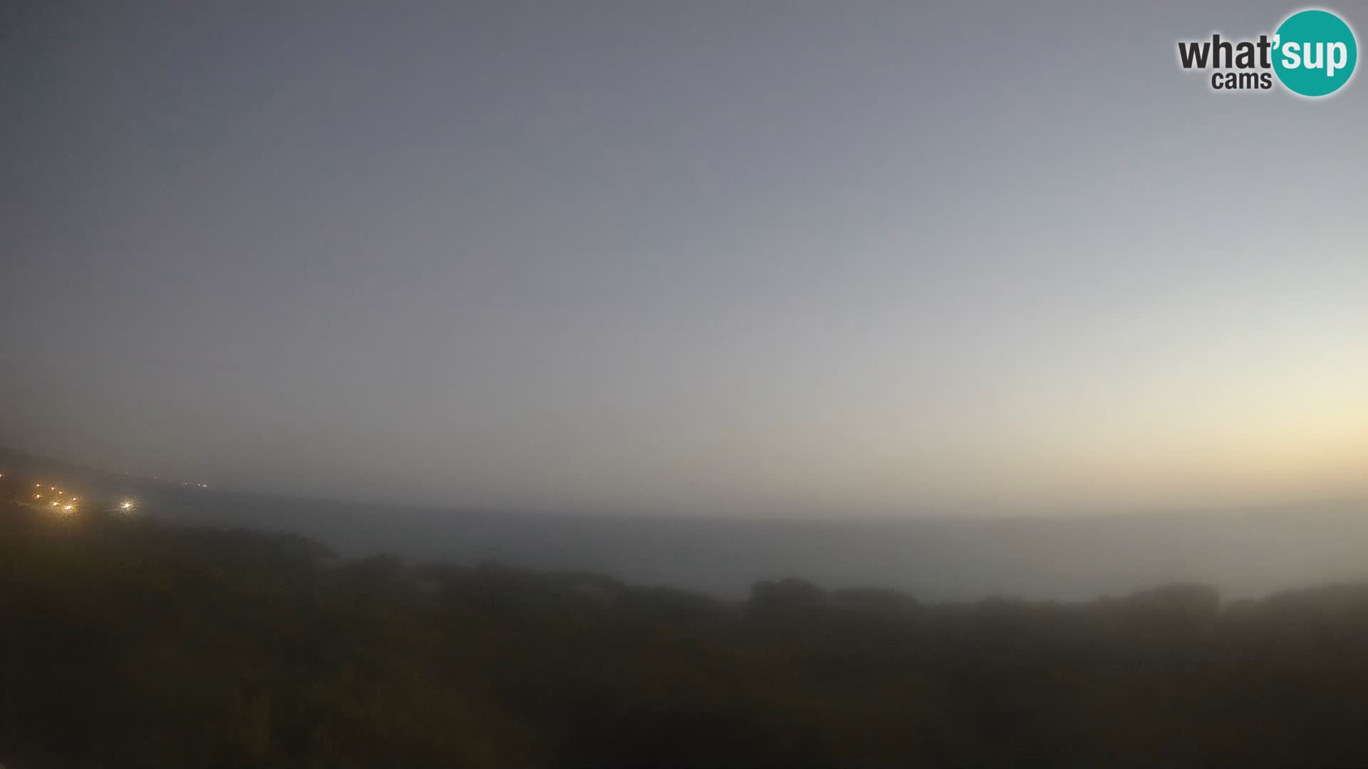 Villaplatamona, Panoramablick auf den Golf von Asinara, Platamona, Sorso, Sardinien – Live-Webcam