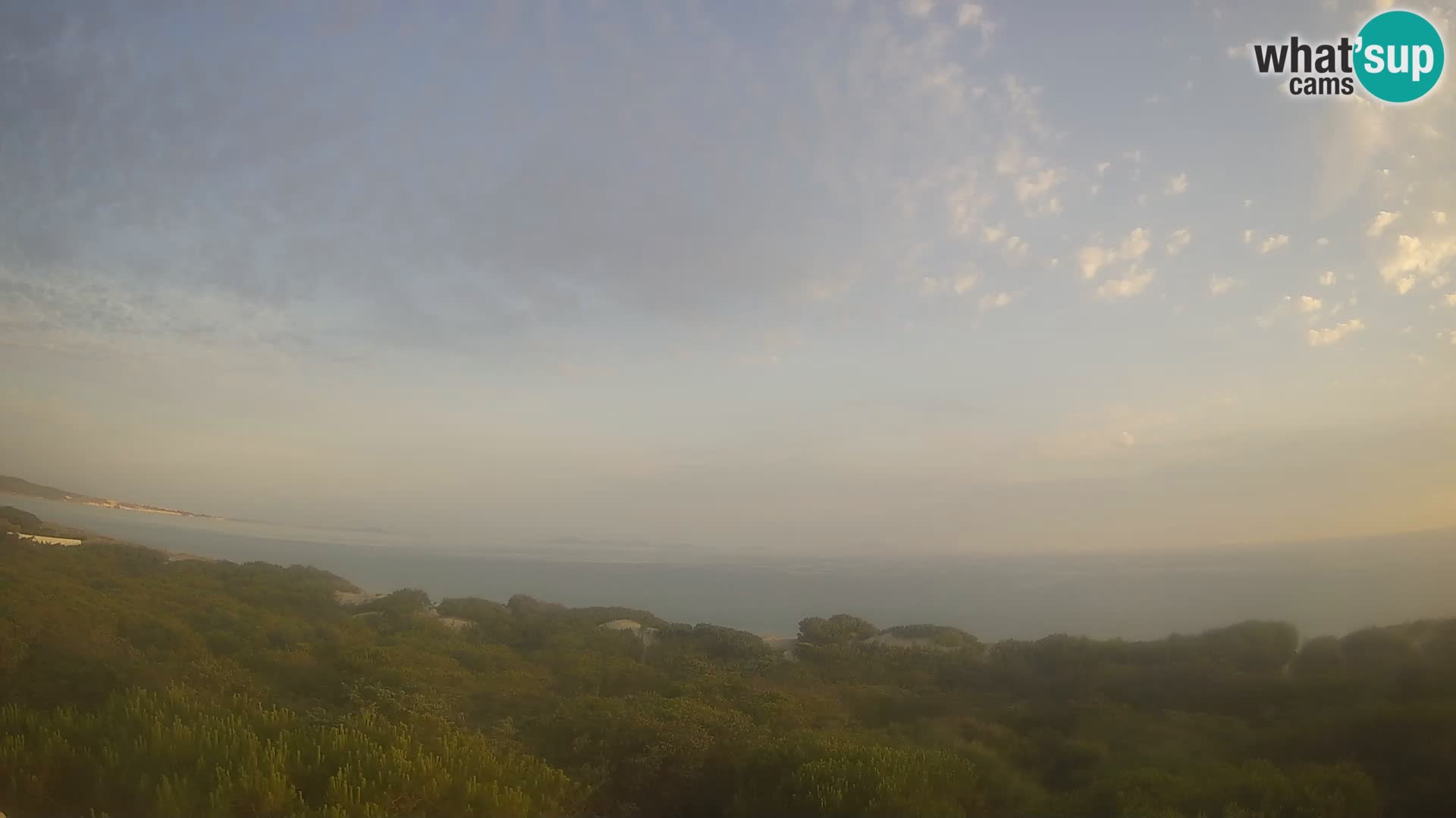 Villaplatamona, panoramic view of the Gulf of Asinara, Platamona, Sorso, Sardinia – live webcam