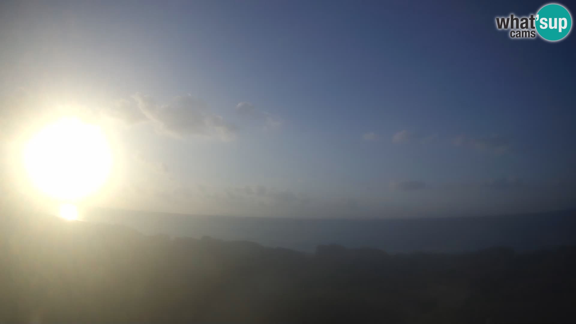 Villaplatamona, Panoramablick auf den Golf von Asinara, Platamona, Sorso, Sardinien – Live-Webcam
