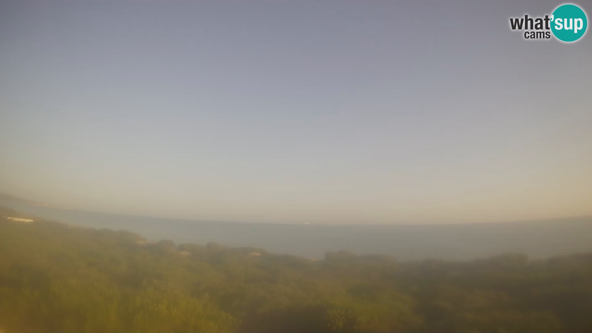 Villaplatamona, vue panoramique sur le golfe de l’Asinara, Platamona, Sorso, Sardaigne – webcam en direct