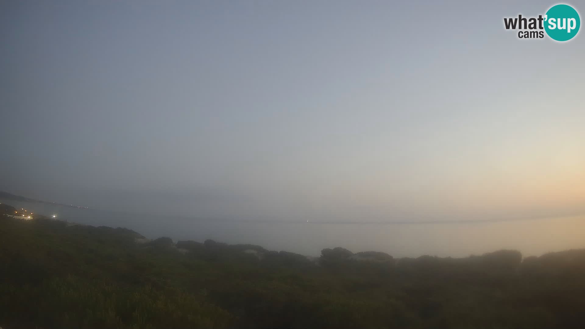 Villaplatamona, Panoramablick auf den Golf von Asinara, Platamona, Sorso, Sardinien – Live-Webcam