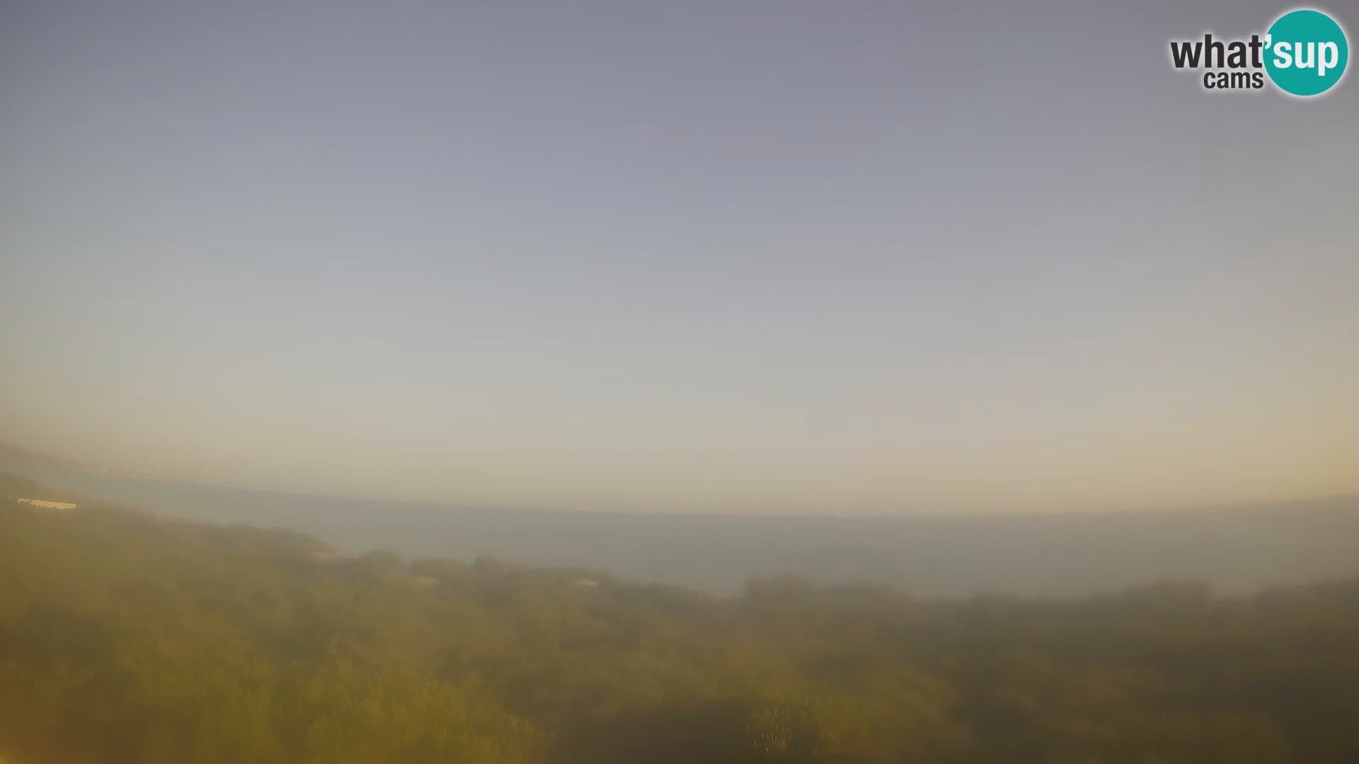 Villaplatamona, Panoramablick auf den Golf von Asinara, Platamona, Sorso, Sardinien – Live-Webcam