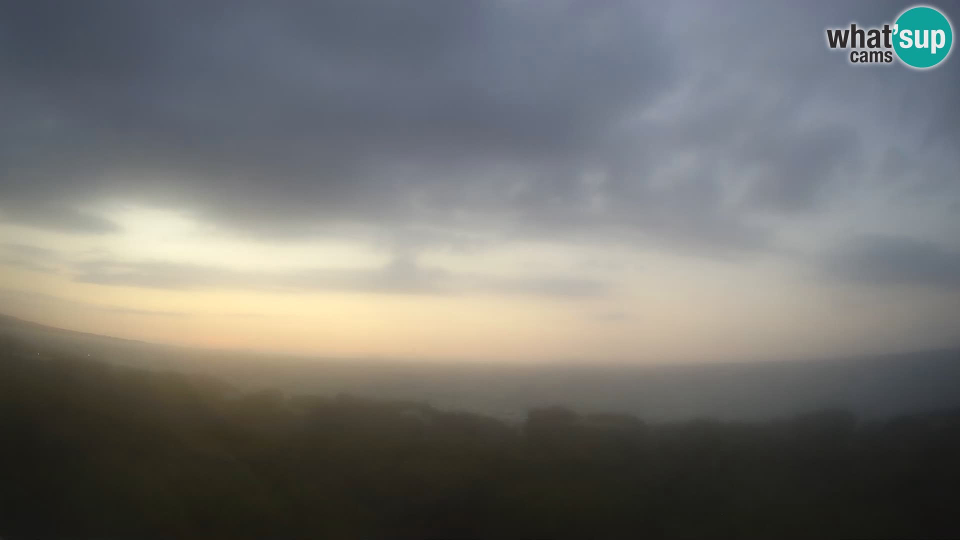 Villaplatamona, Panoramablick auf den Golf von Asinara, Platamona, Sorso, Sardinien – Live-Webcam