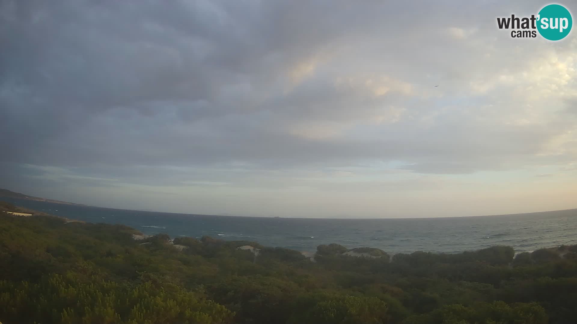 Villaplatamona, panoramic view of the Gulf of Asinara, Platamona, Sorso, Sardinia – live webcam