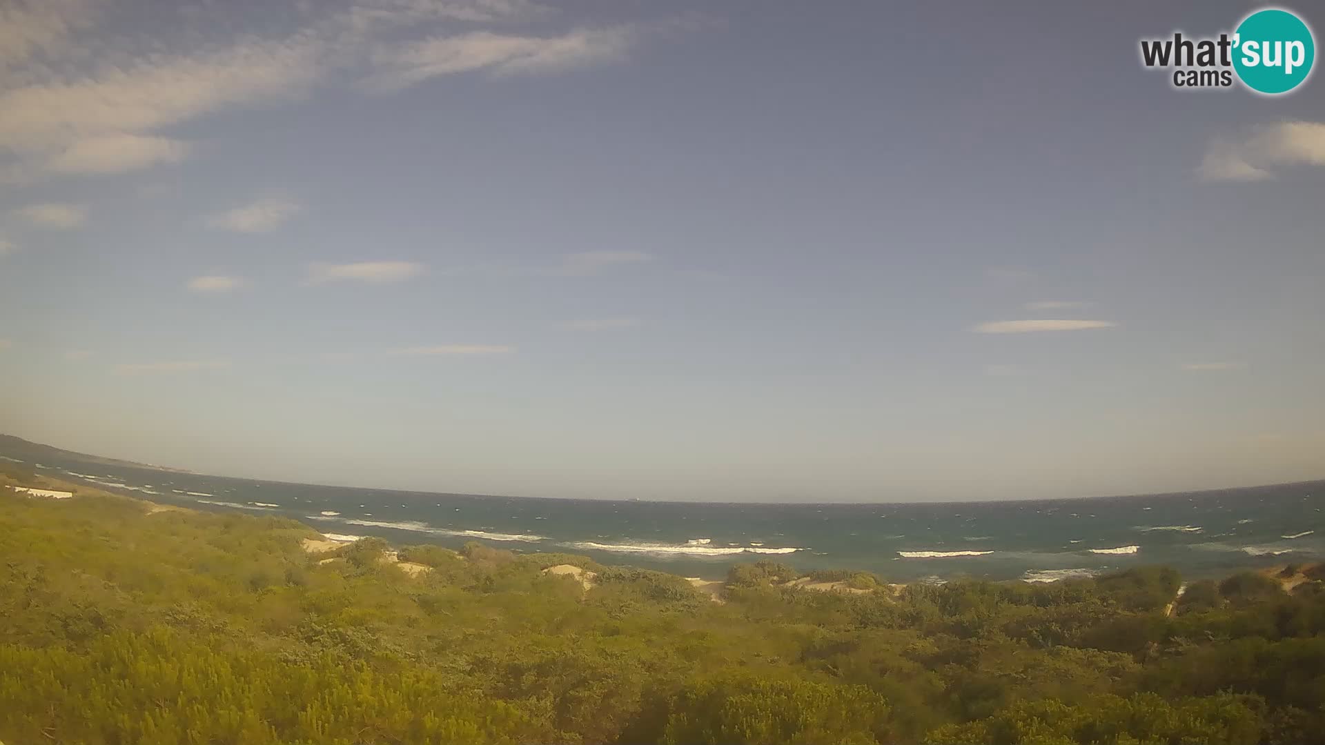 Villaplatamona, panoramic view of the Gulf of Asinara, Platamona, Sorso, Sardinia – live webcam