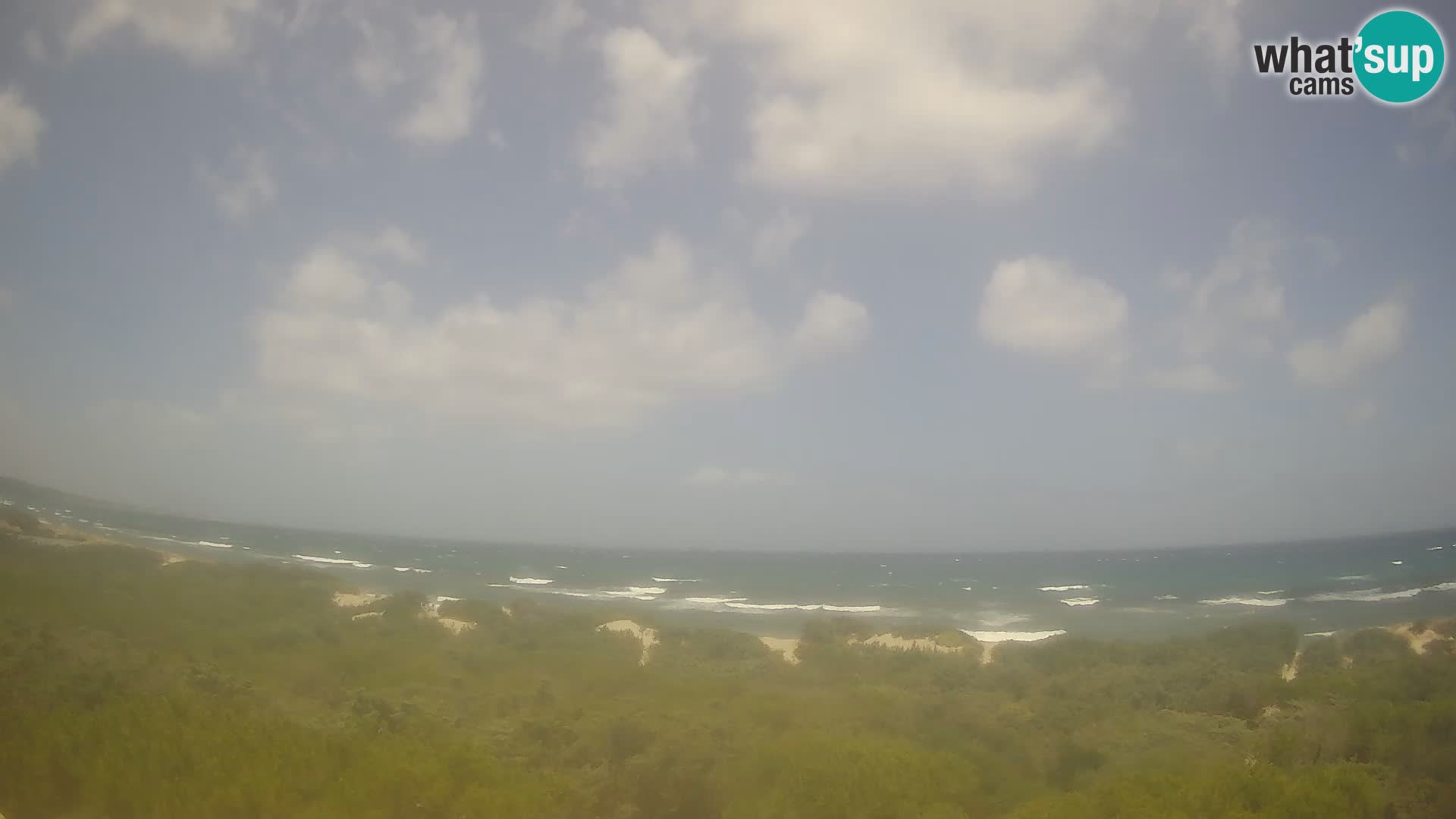 Villaplatamona, panoramic view of the Gulf of Asinara, Platamona, Sorso, Sardinia – live webcam