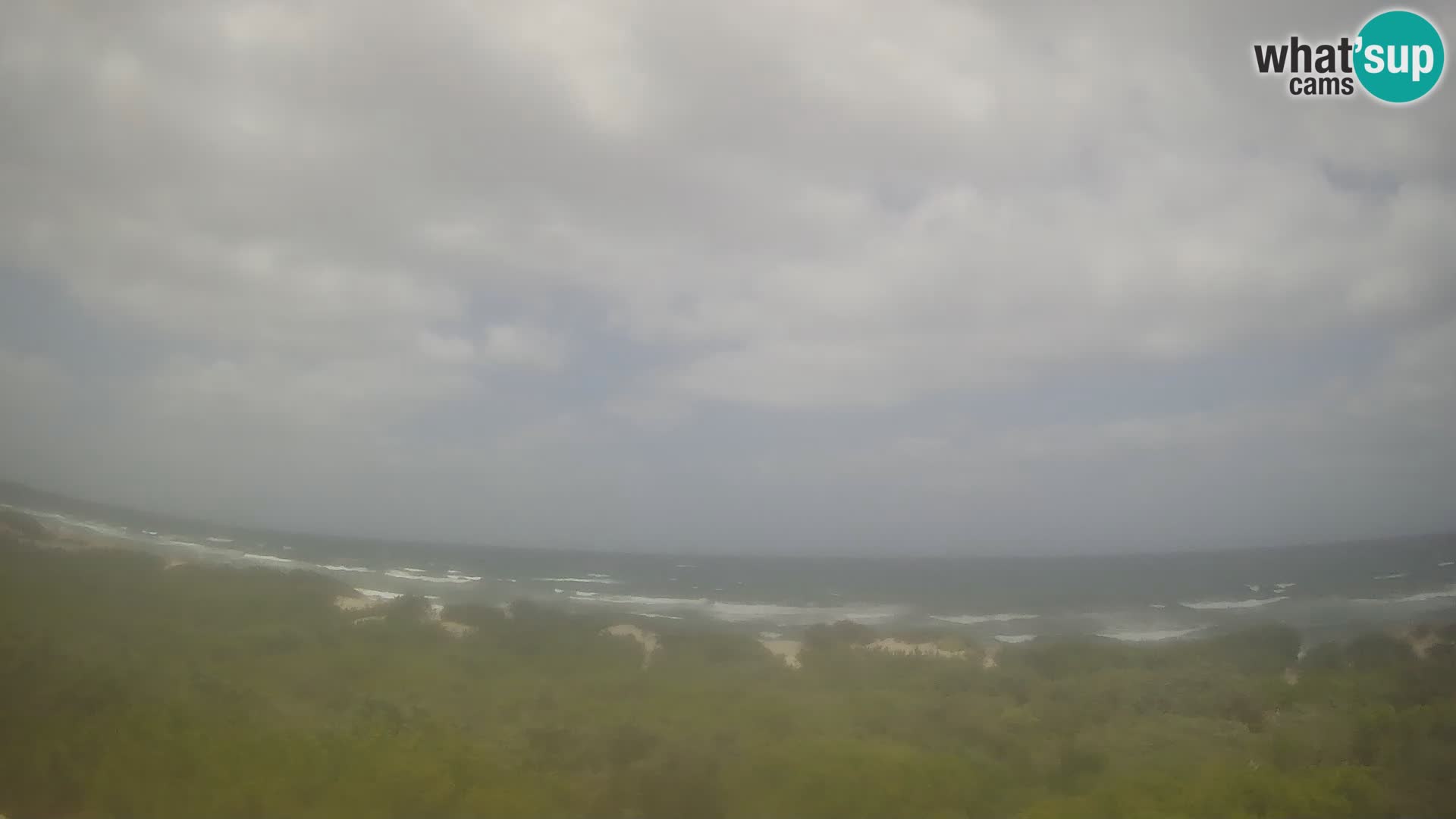 Villaplatamona, vista panoramica sul Golfo dell’Asinara, Platamona, Sorso, Sardegna – live webcam