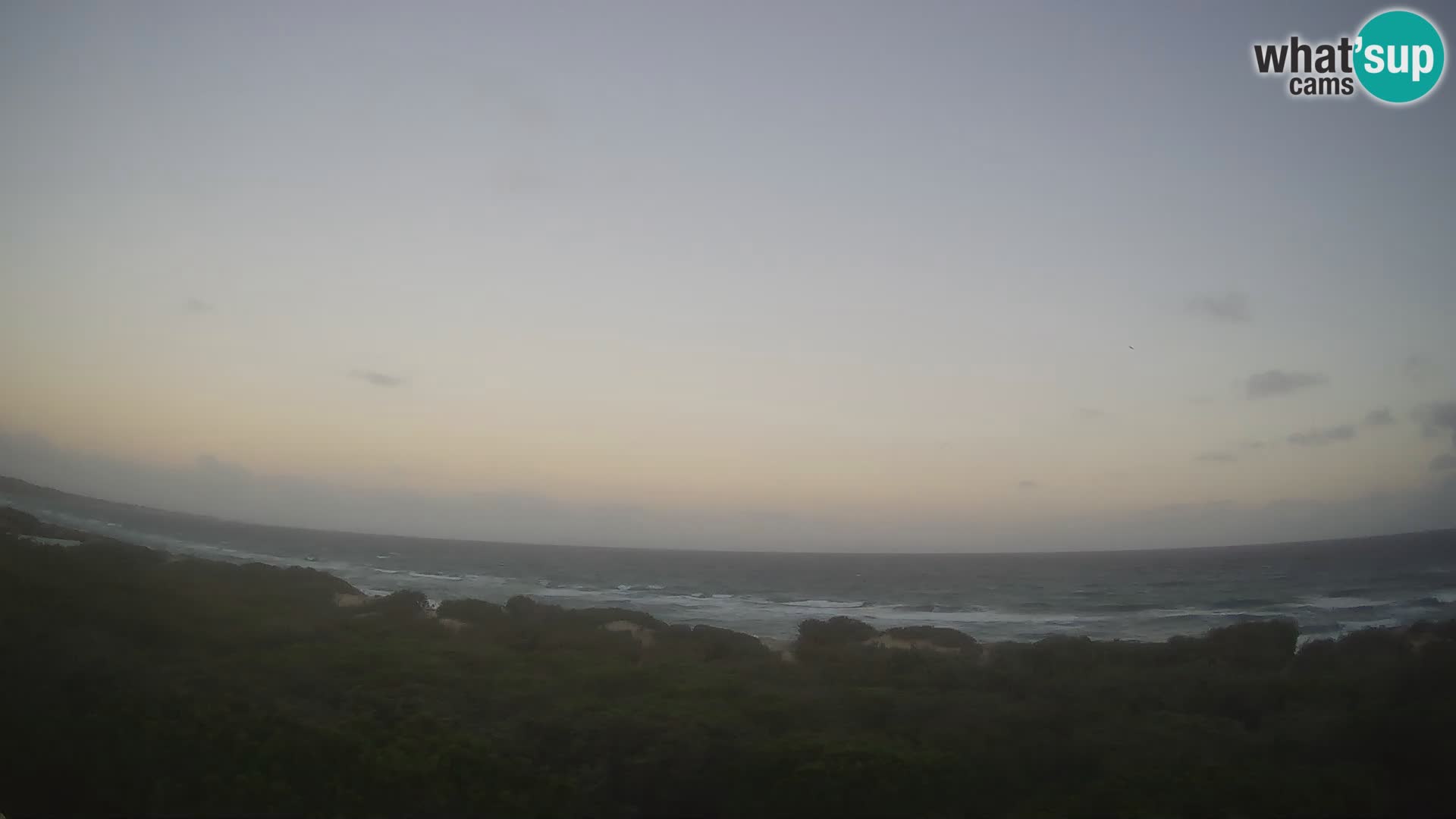 Villaplatamona, vue panoramique sur le golfe de l’Asinara, Platamona, Sorso, Sardaigne – webcam en direct