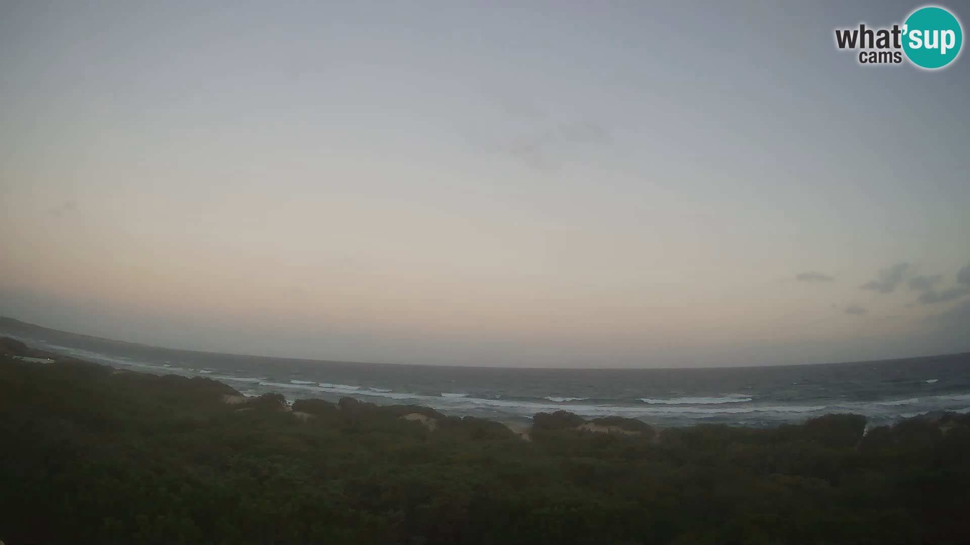 Villaplatamona, panoramski pogled na zaljev Asinara, Platamona, Sorso, Sardinija – web kamera uživo