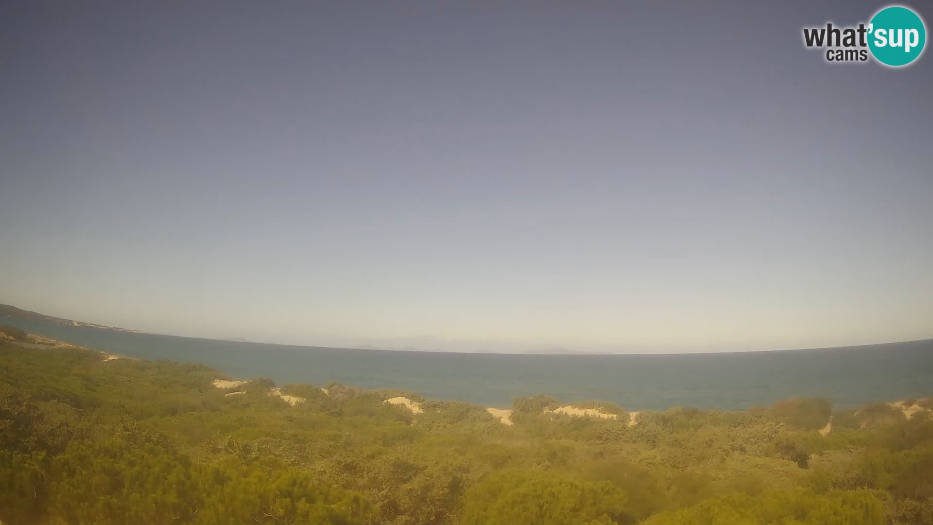 Villaplatamona, panoramic view of the Gulf of Asinara, Platamona, Sorso, Sardinia – live webcam