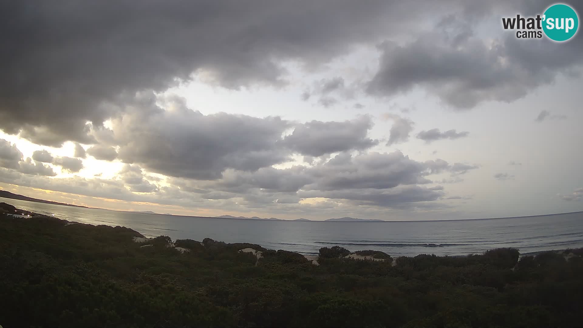Villaplatamona, vue panoramique sur le golfe de l’Asinara, Platamona, Sorso, Sardaigne – webcam en direct