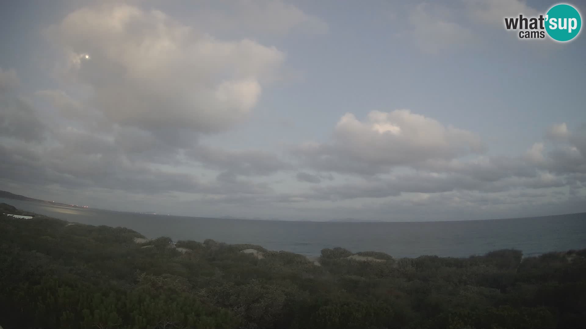 Villaplatamona, panoramski pogled na zaliv Asinara, Platamona, Sorso, Sardinija – spletna kamera v živo