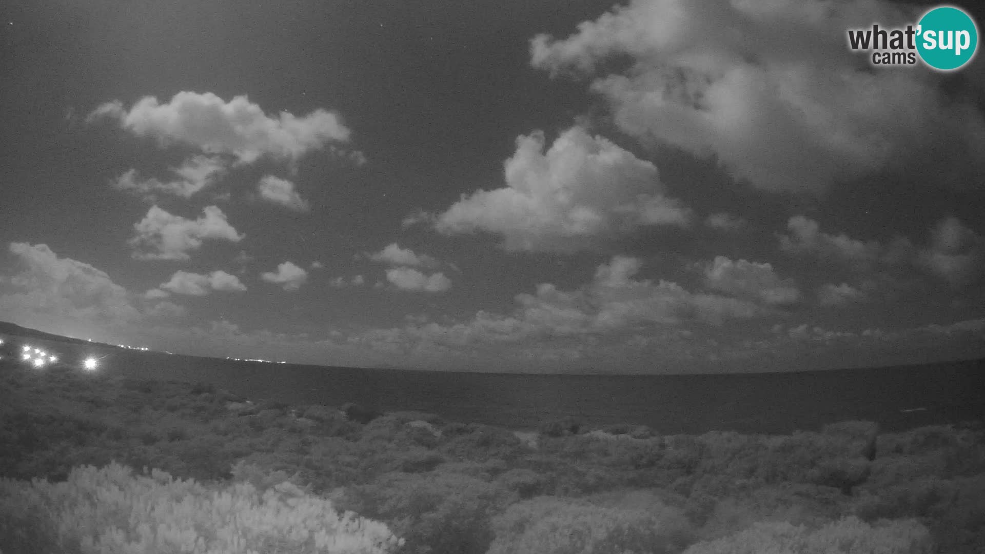 Villaplatamona, panoramski pogled na zaljev Asinara, Platamona, Sorso, Sardinija – web kamera uživo