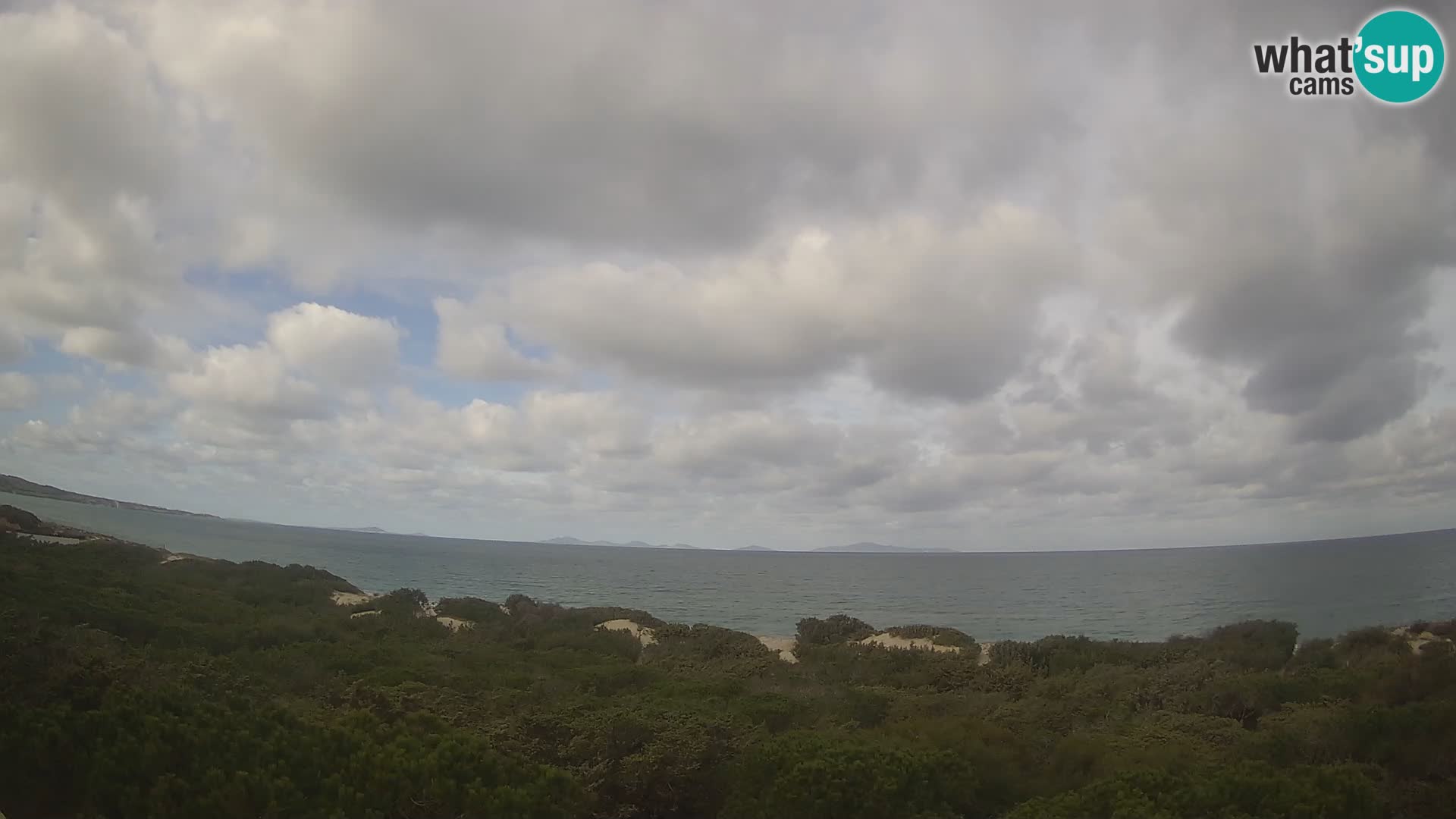 Villaplatamona, panoramic view of the Gulf of Asinara, Platamona, Sorso, Sardinia – live webcam