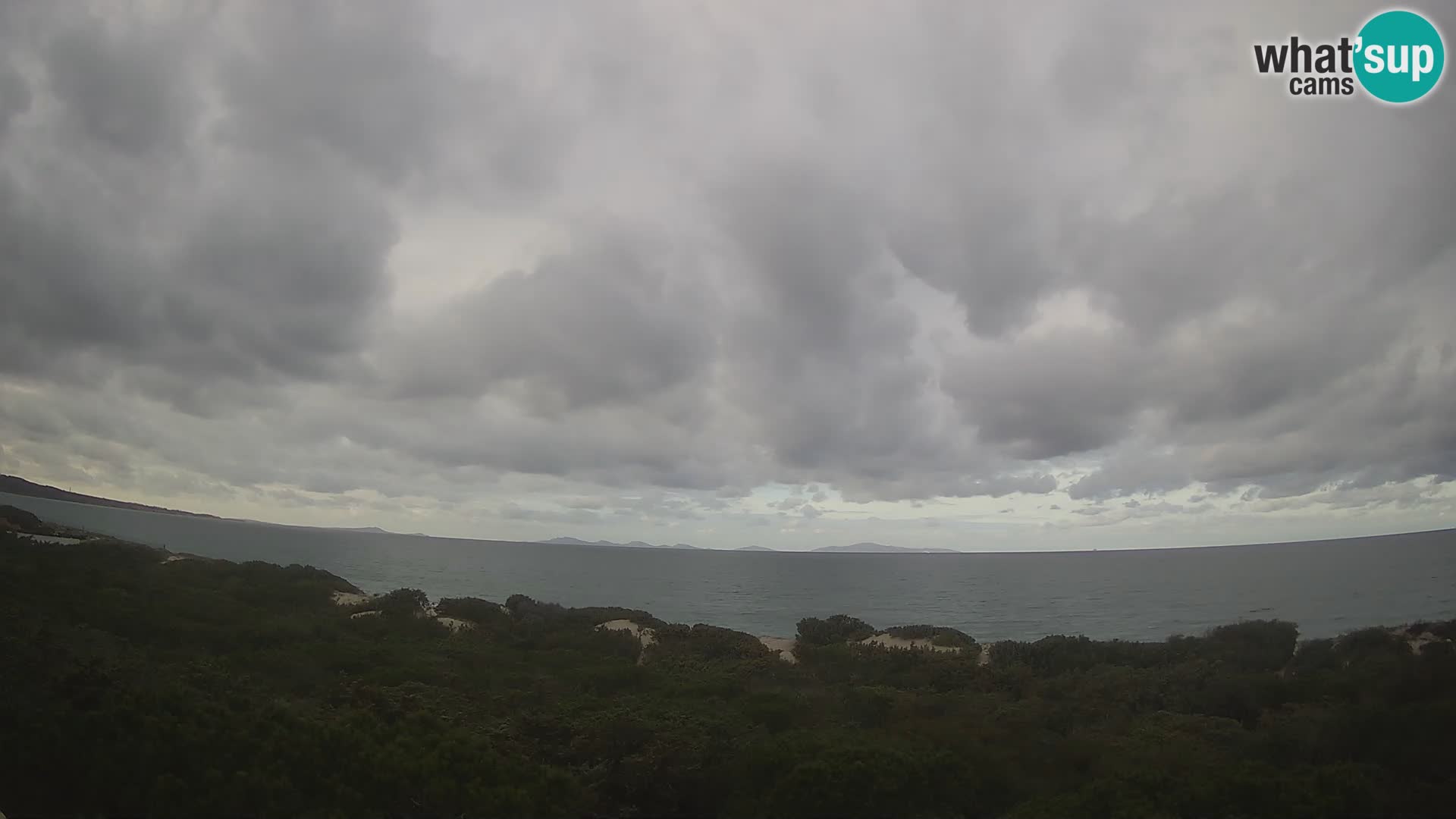 Villaplatamona, vista panoramica sul Golfo dell’Asinara, Platamona, Sorso, Sardegna – live webcam