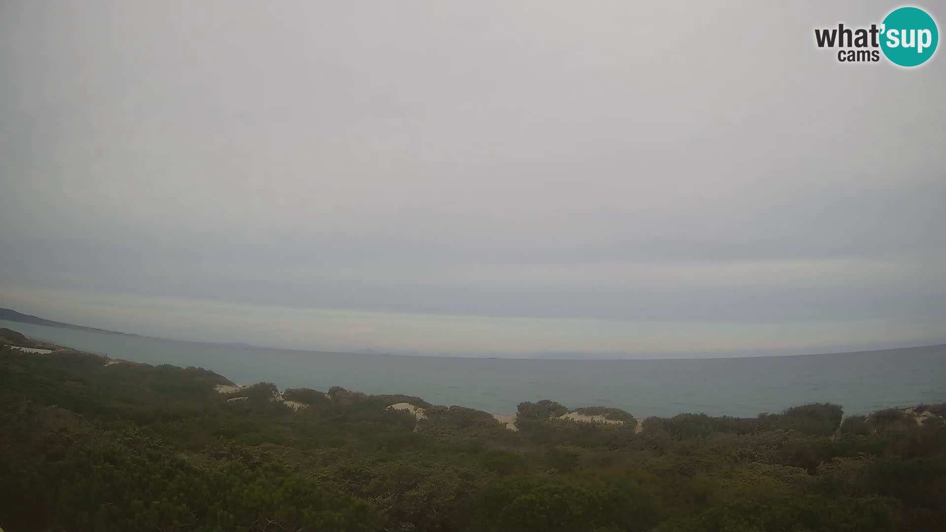 Villaplatamona, vue panoramique sur le golfe de l’Asinara, Platamona, Sorso, Sardaigne – webcam en direct