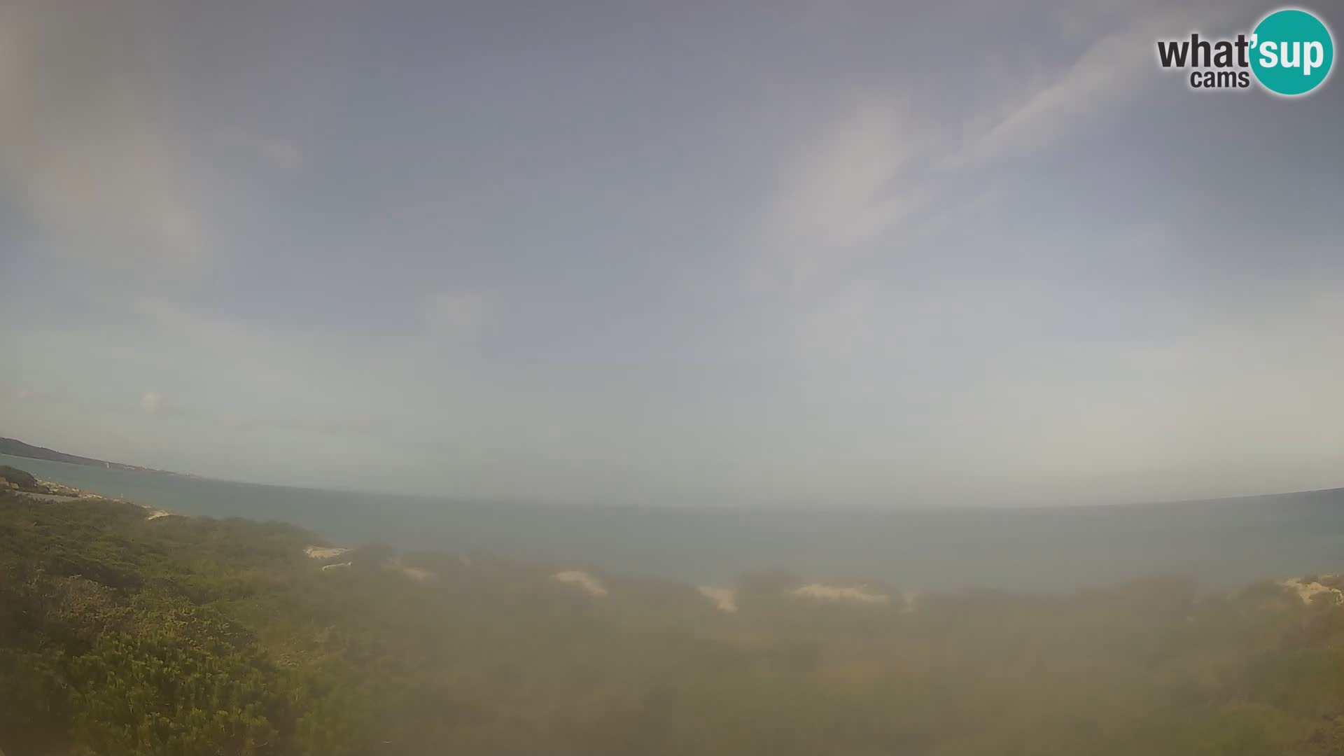 Villaplatamona, panoramski pogled na zaliv Asinara, Platamona, Sorso, Sardinija – spletna kamera v živo