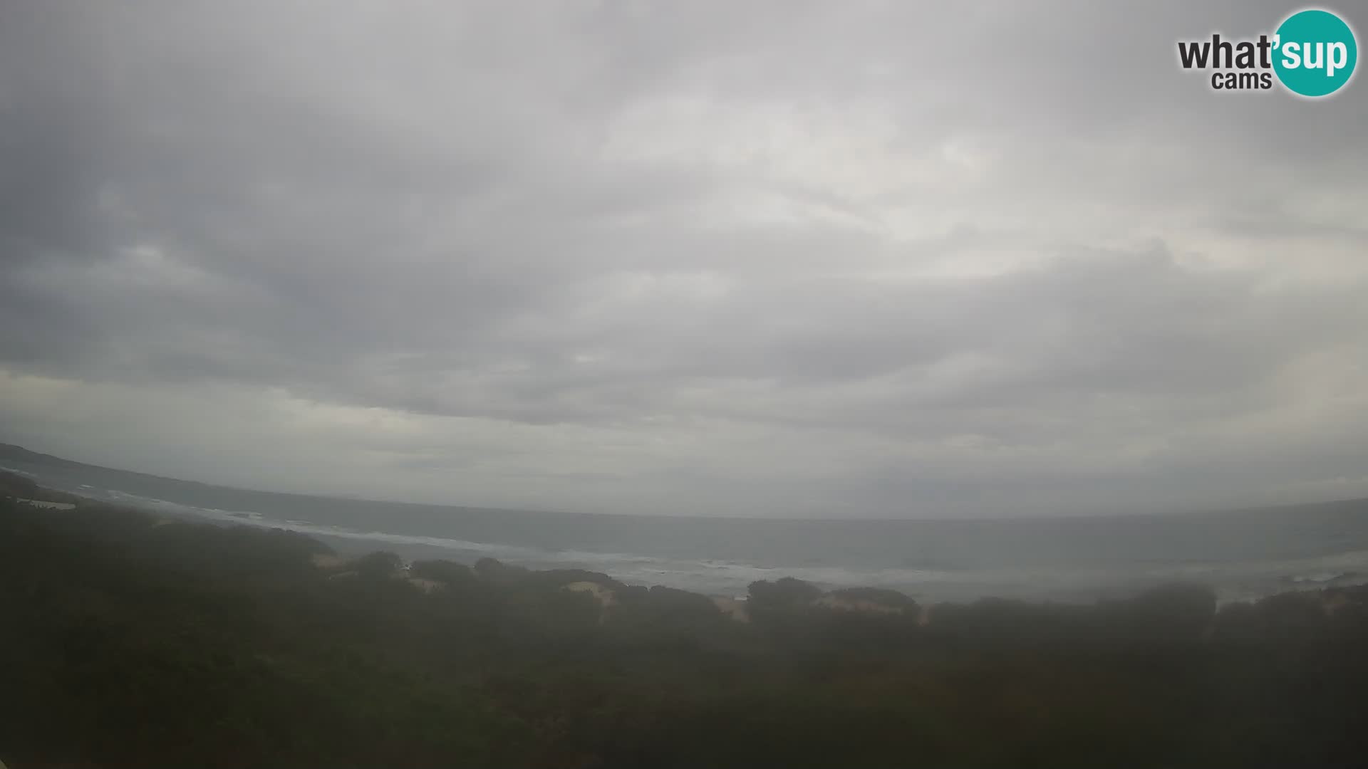 Villaplatamona, vue panoramique sur le golfe de l’Asinara, Platamona, Sorso, Sardaigne – webcam en direct