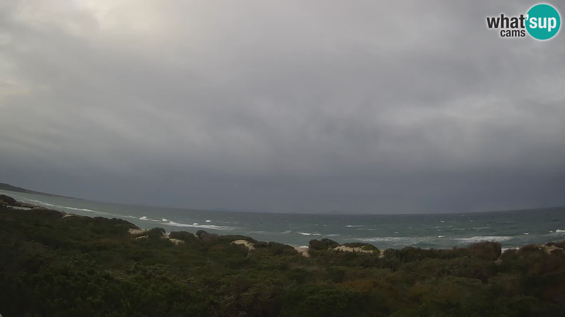 Villaplatamona, panoramski pogled na zaliv Asinara, Platamona, Sorso, Sardinija – spletna kamera v živo