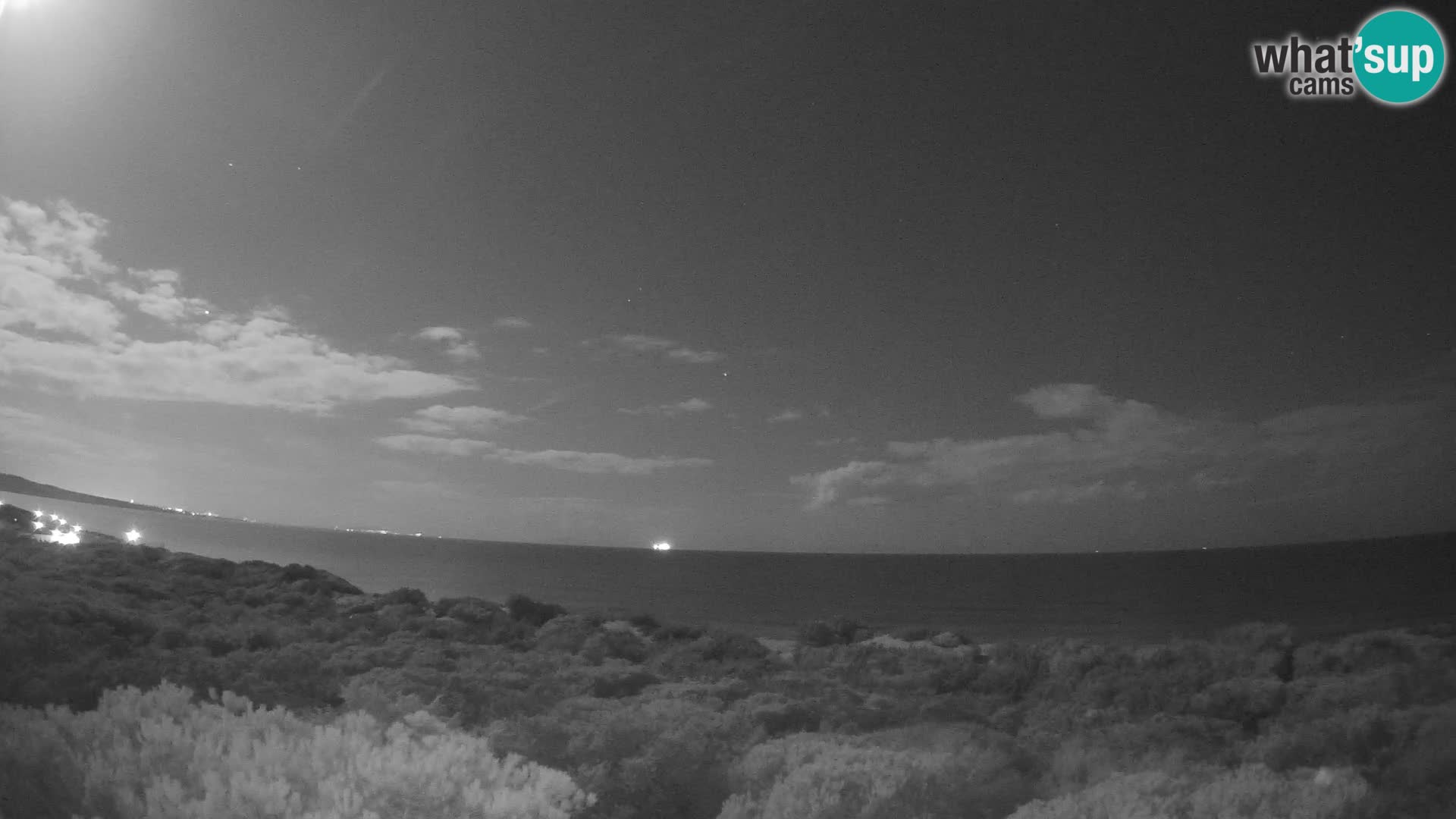 Villaplatamona, vista panoramica sul Golfo dell’Asinara, Platamona, Sorso, Sardegna – live webcam