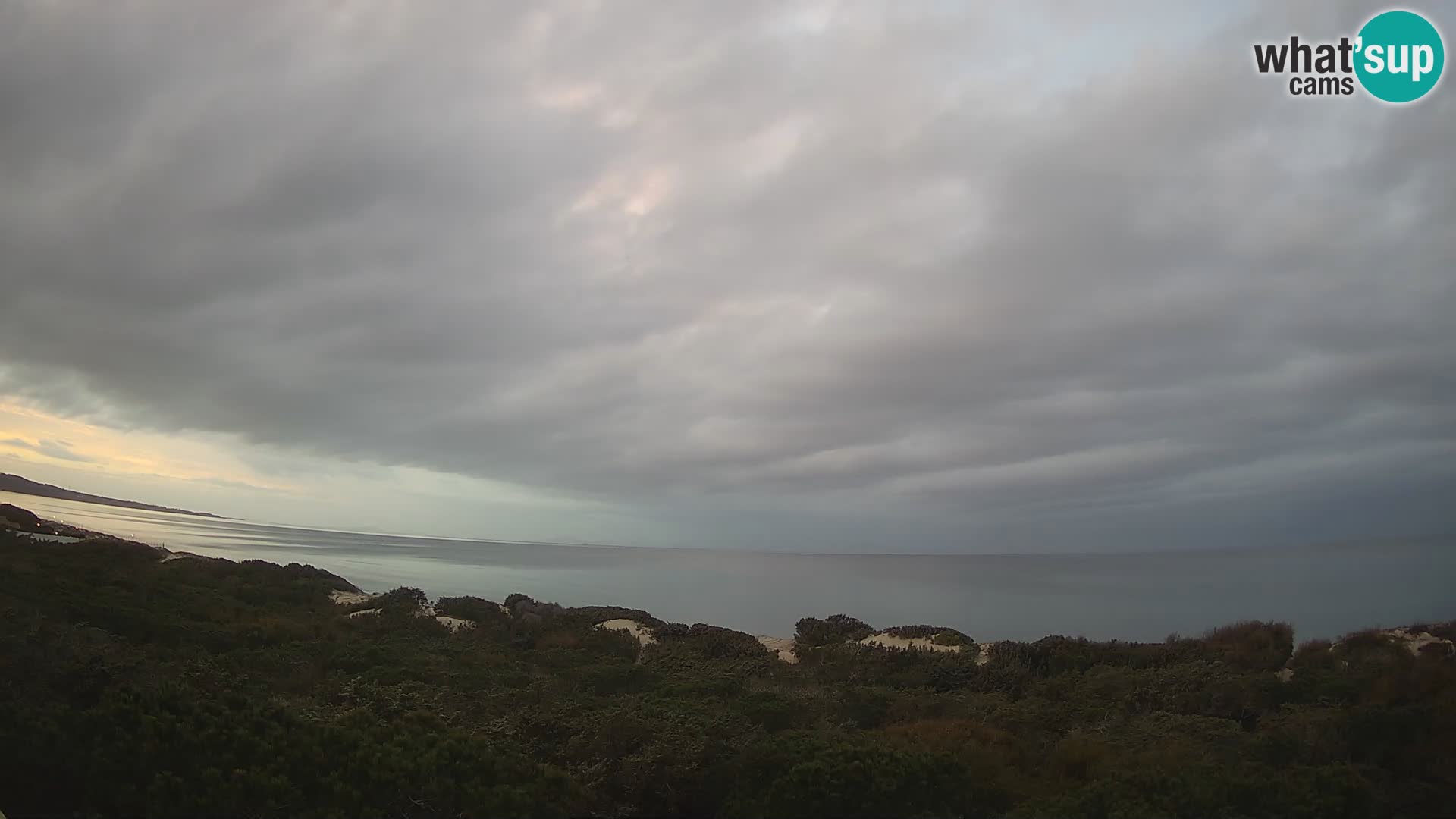 Villaplatamona, Panoramablick auf den Golf von Asinara, Platamona, Sorso, Sardinien – Live-Webcam