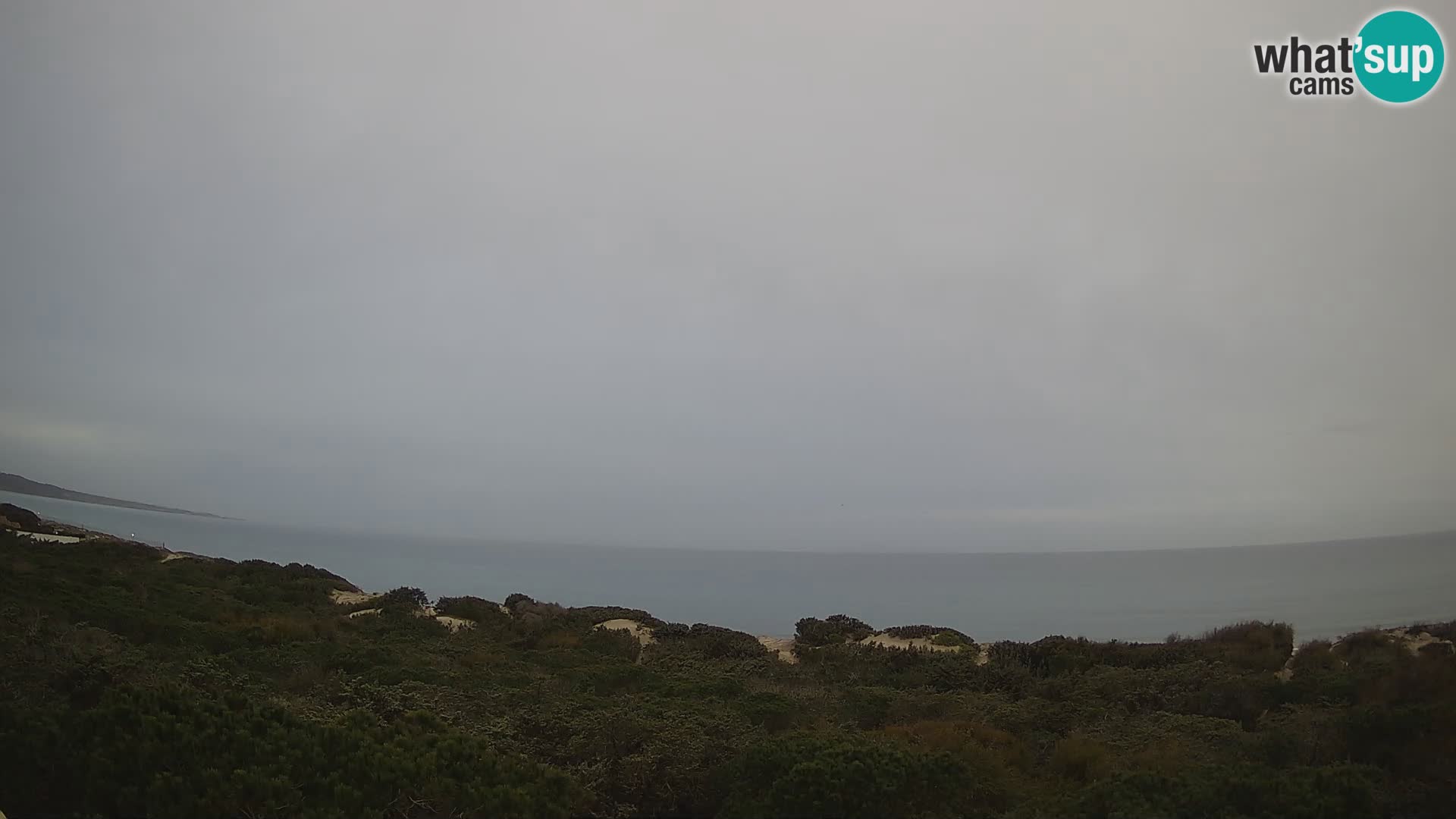 Villaplatamona, panoramski pogled na zaliv Asinara, Platamona, Sorso, Sardinija – spletna kamera v živo