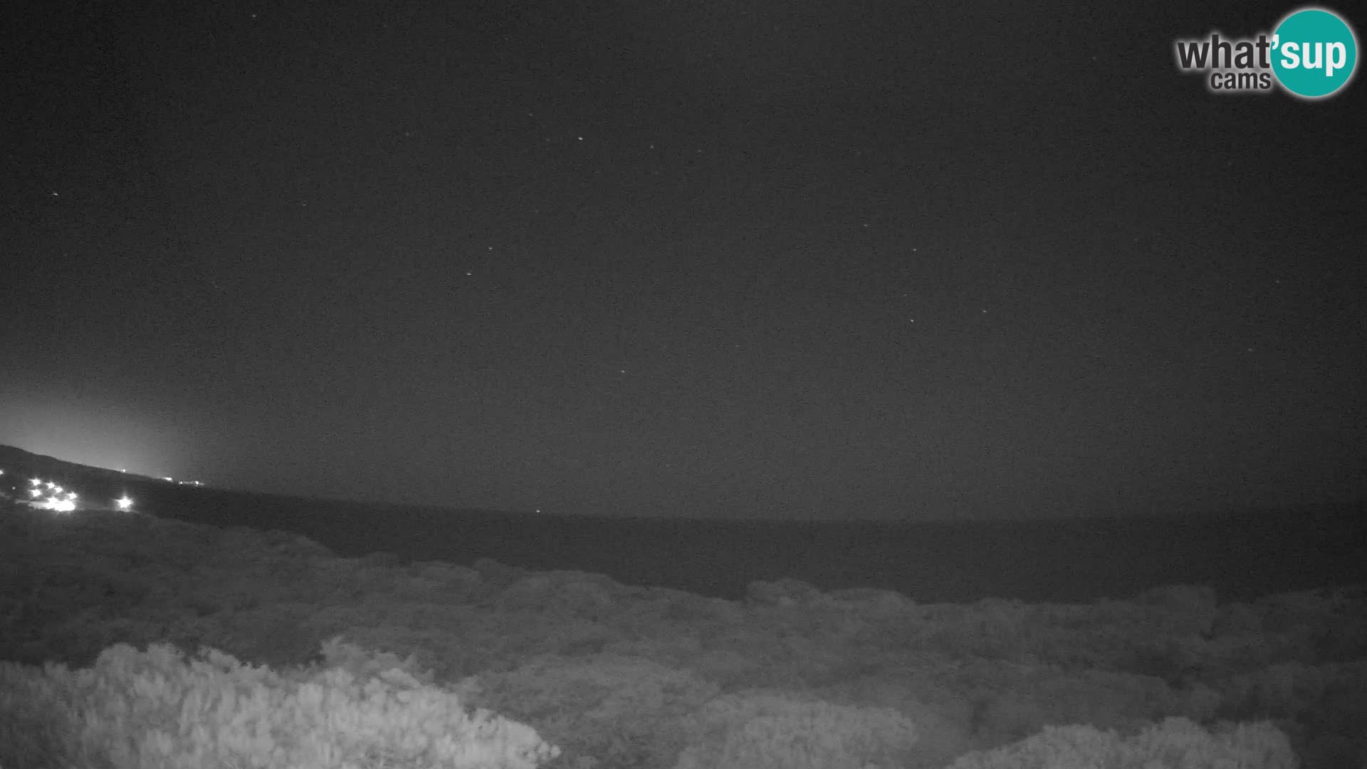 Villaplatamona, panoramski pogled na zaljev Asinara, Platamona, Sorso, Sardinija – web kamera uživo