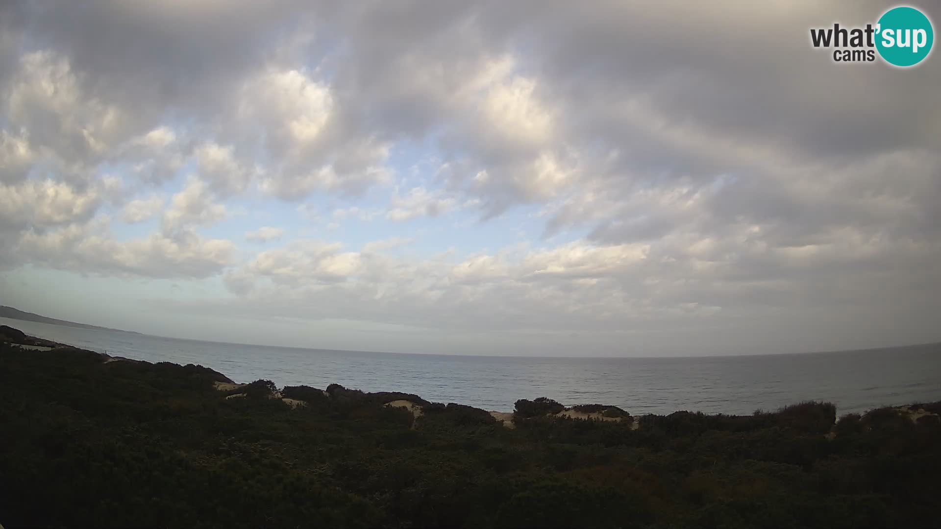 Villaplatamona, vue panoramique sur le golfe de l’Asinara, Platamona, Sorso, Sardaigne – webcam en direct
