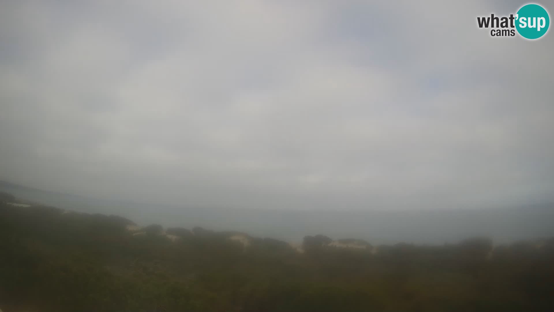 Villaplatamona, panoramski pogled na zaljev Asinara, Platamona, Sorso, Sardinija – web kamera uživo